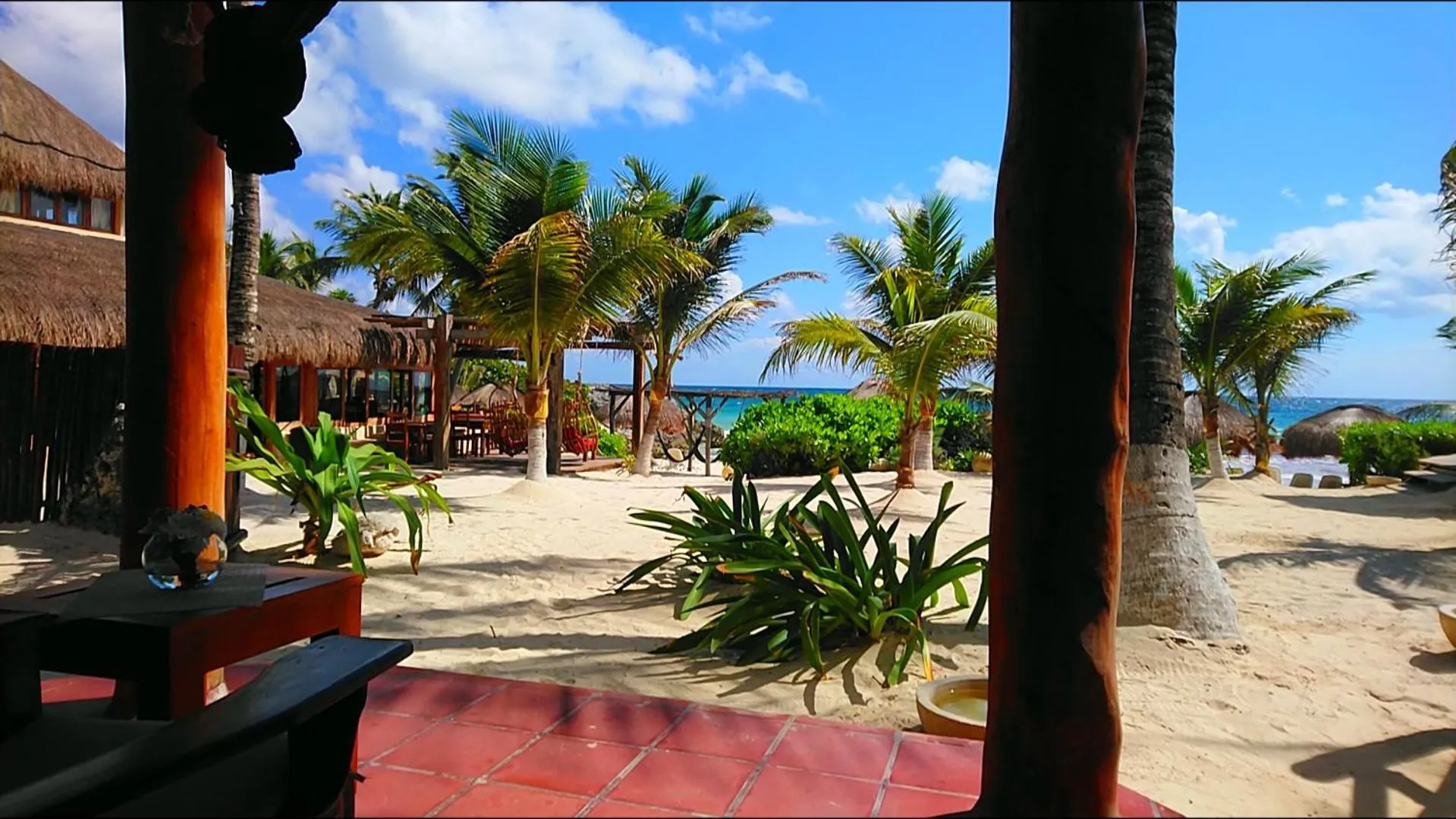Garden view in Hotel Piedra Escondida