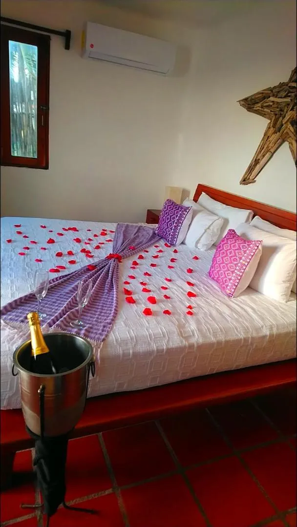 Bedroom, Bed in Hotel Piedra Escondida