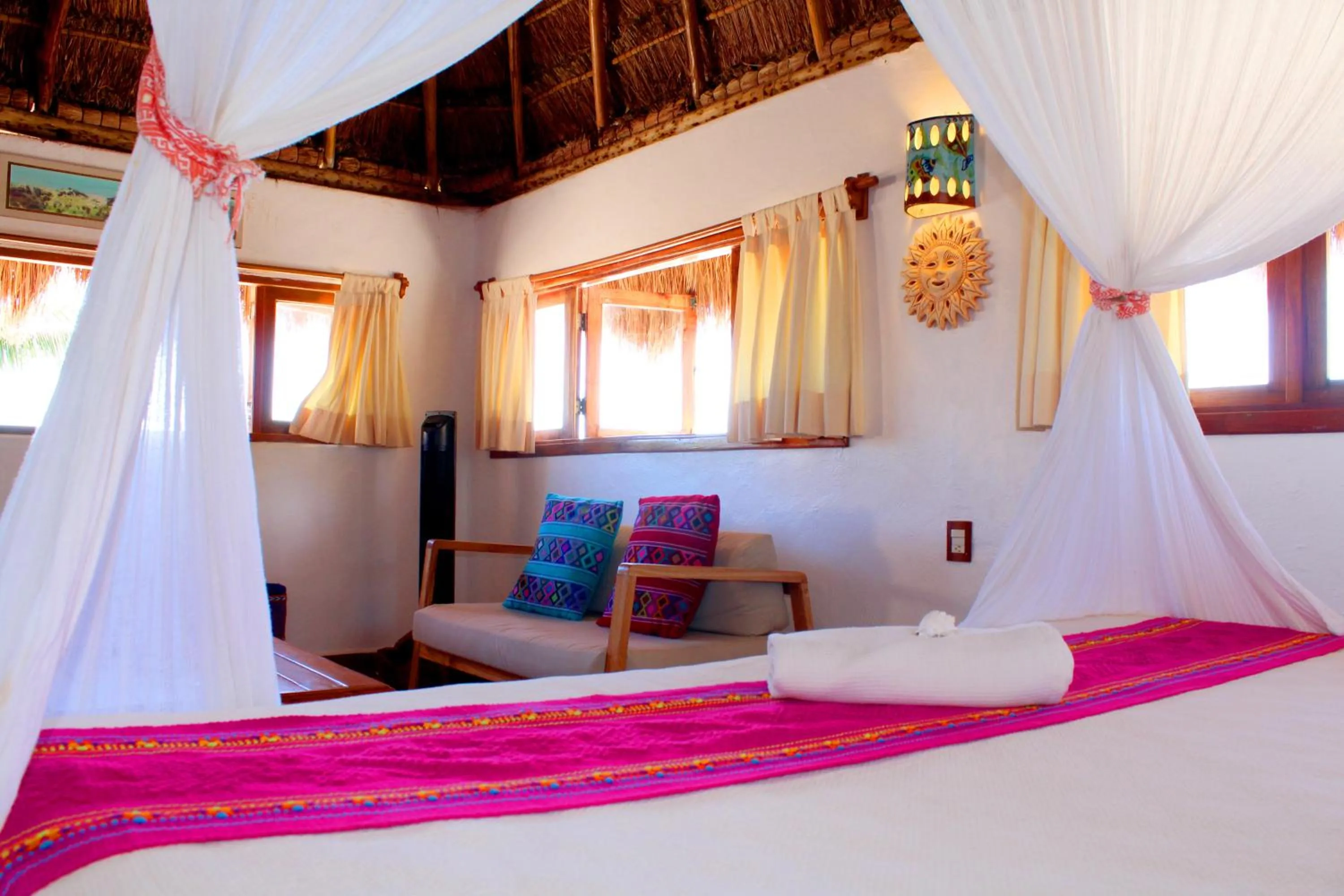 Bed in Hotel Piedra Escondida