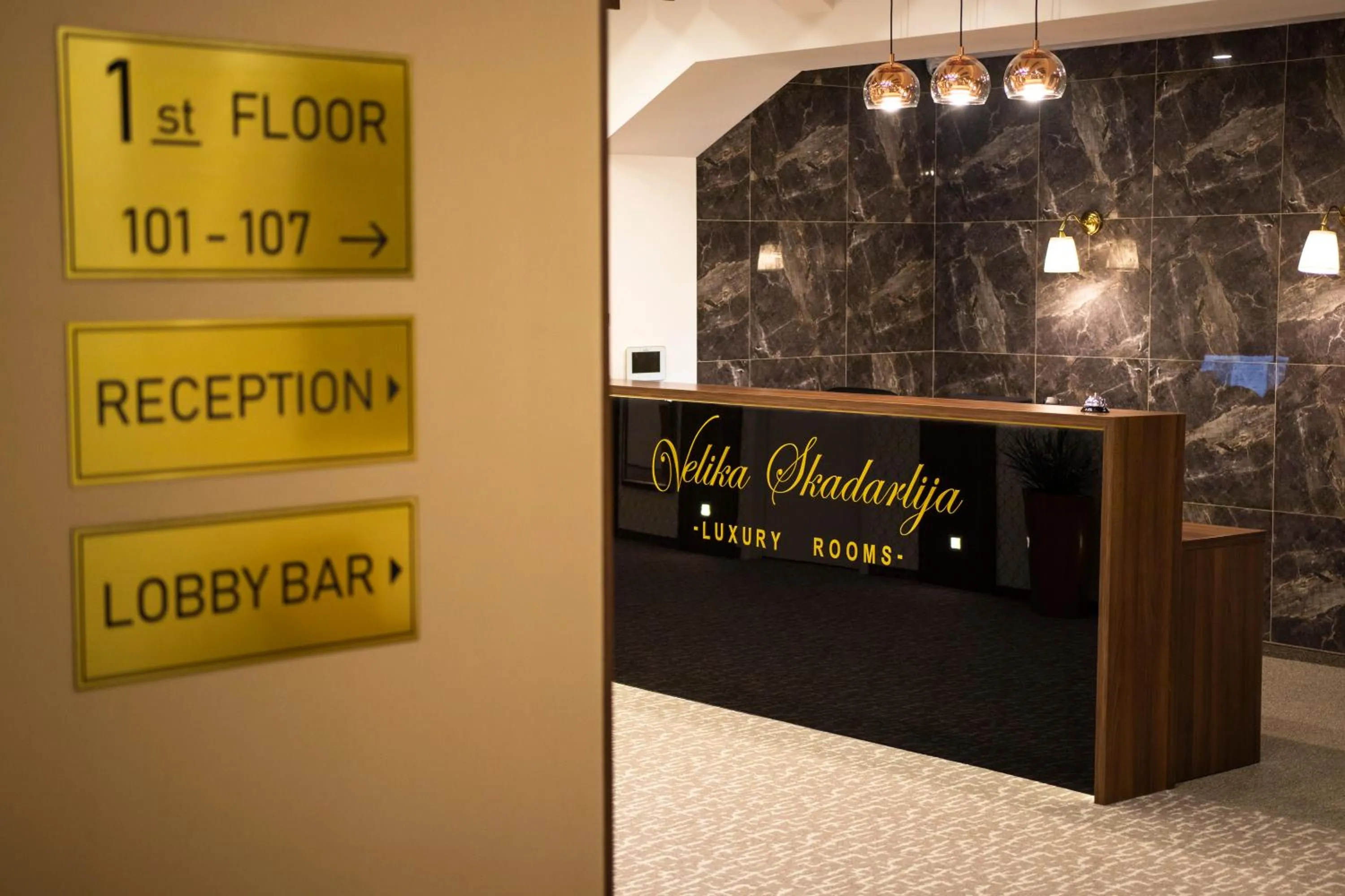 Floor plan in Luxury Rooms Skadarlija