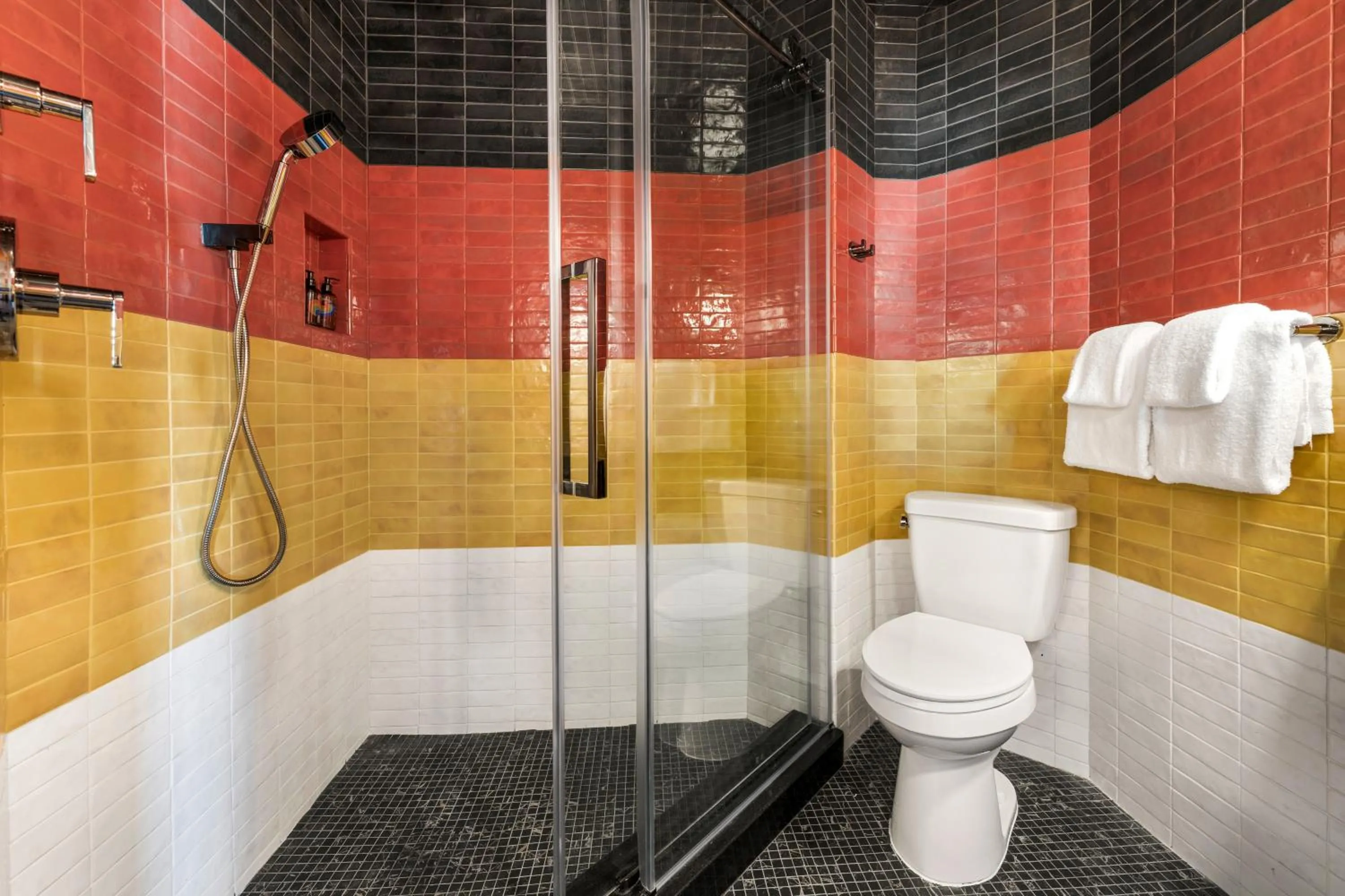 Bathroom in Wolfe's Hotel Moab