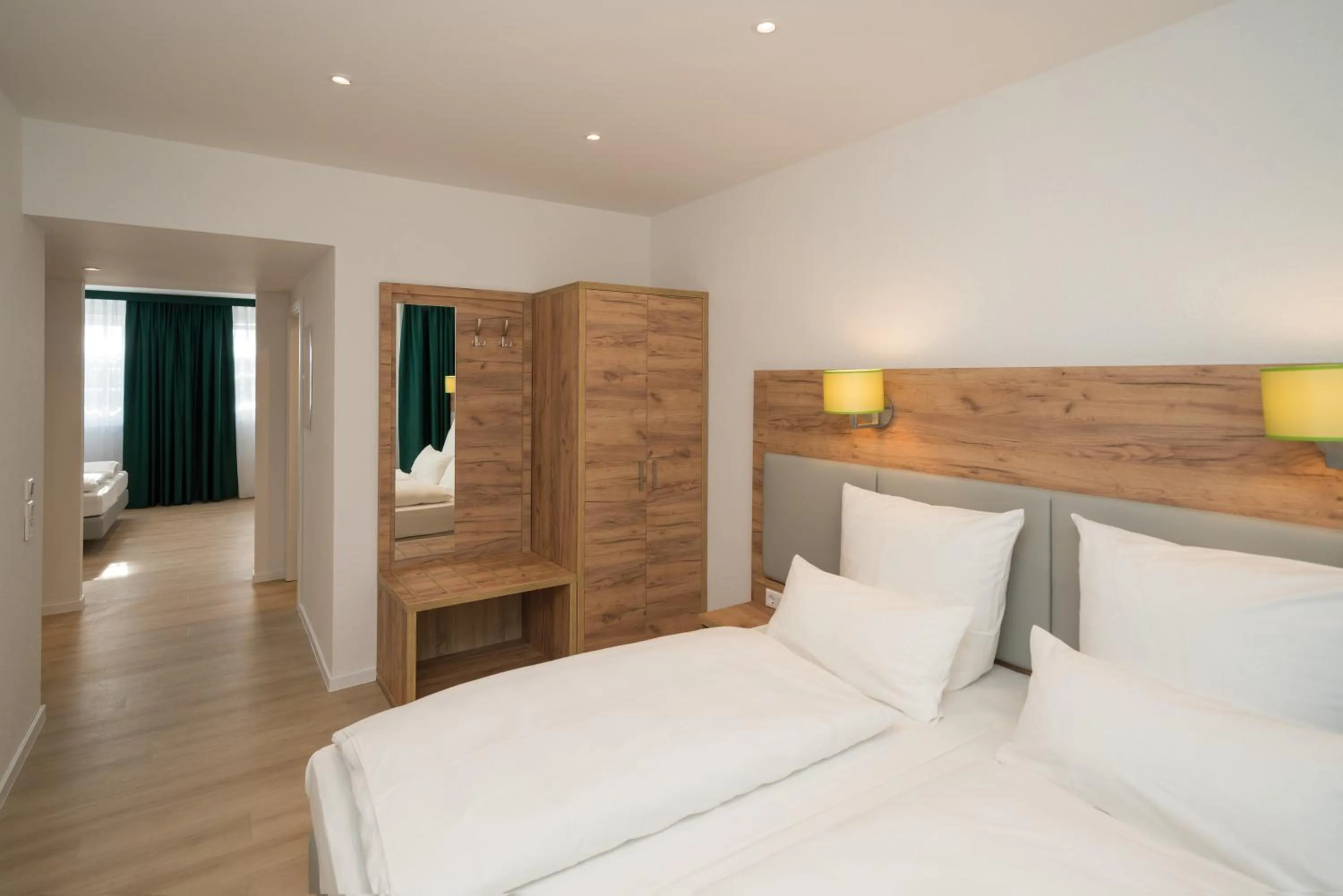 Bedroom, Bed in Apartment Düsseldorf Nord