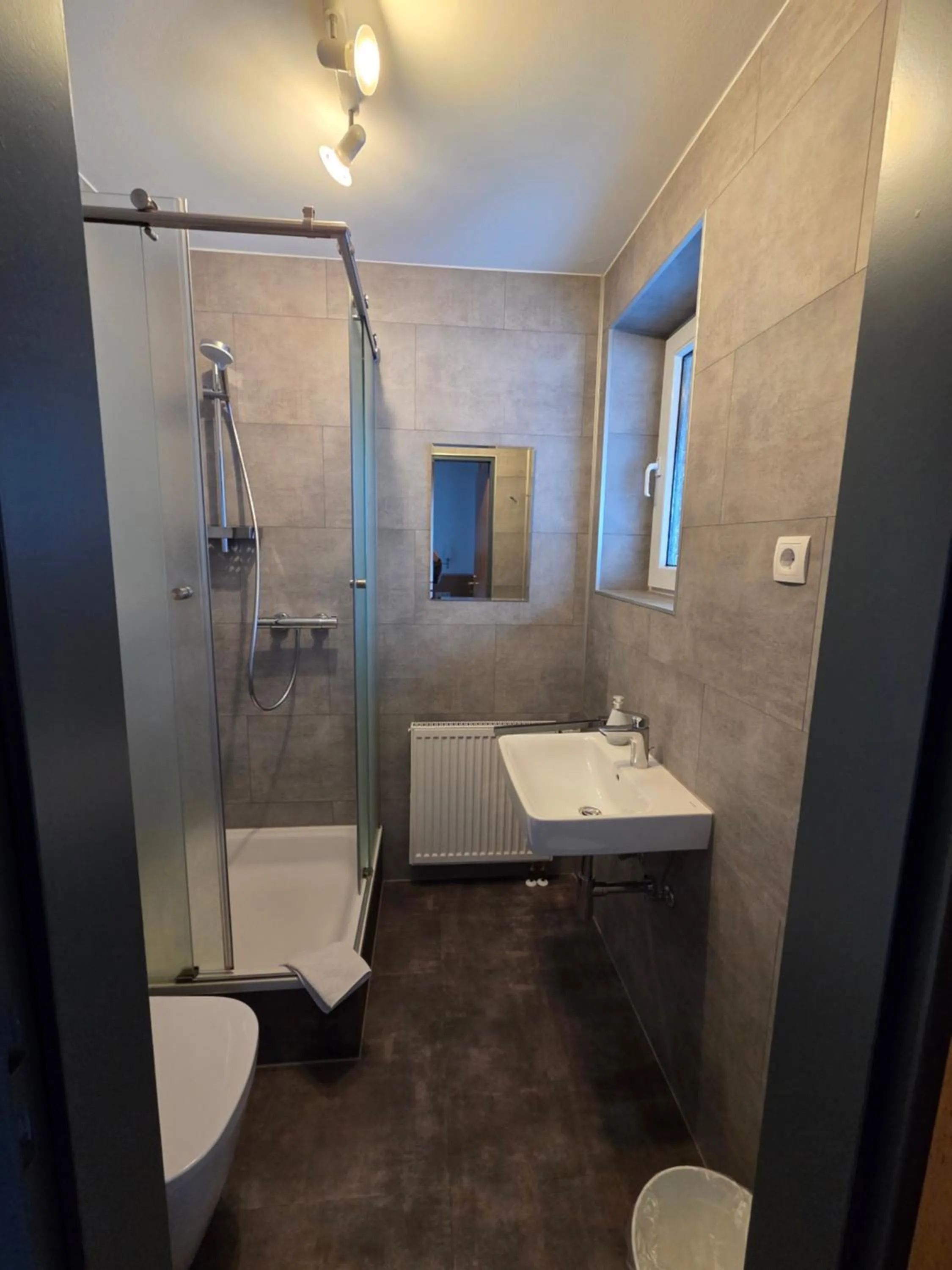 Bathroom in Gästehaus Ermen