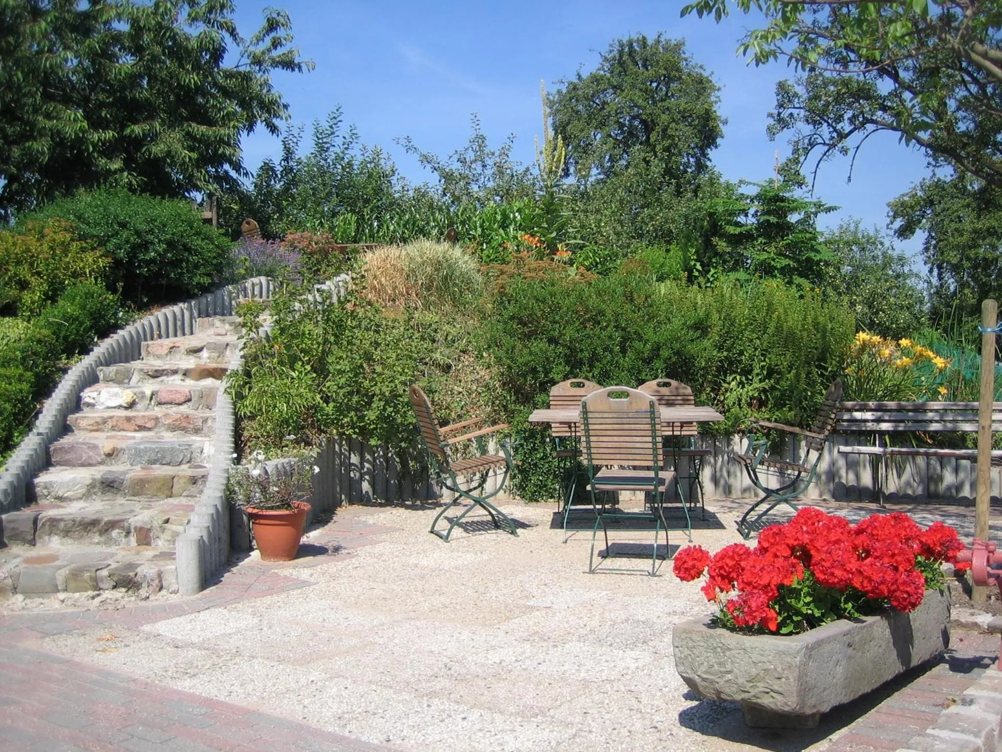 Patio in Gästehaus Ermen