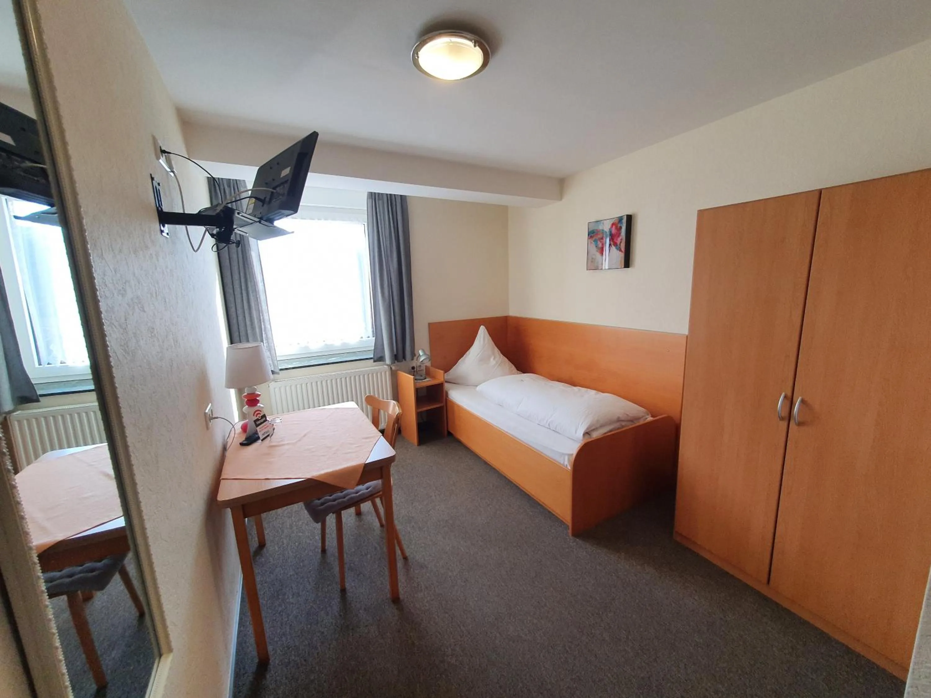 Photo of the whole room, Bed in Gästehaus Ermen