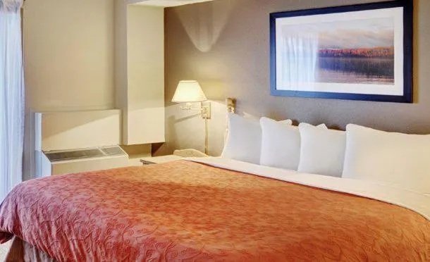 Bed in Thompson's Best Value Inn & Suites