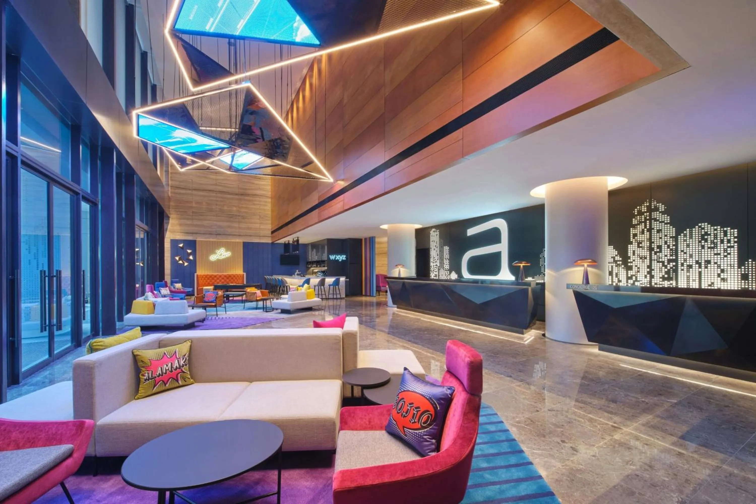 Lobby or reception in Aloft Singapore Novena