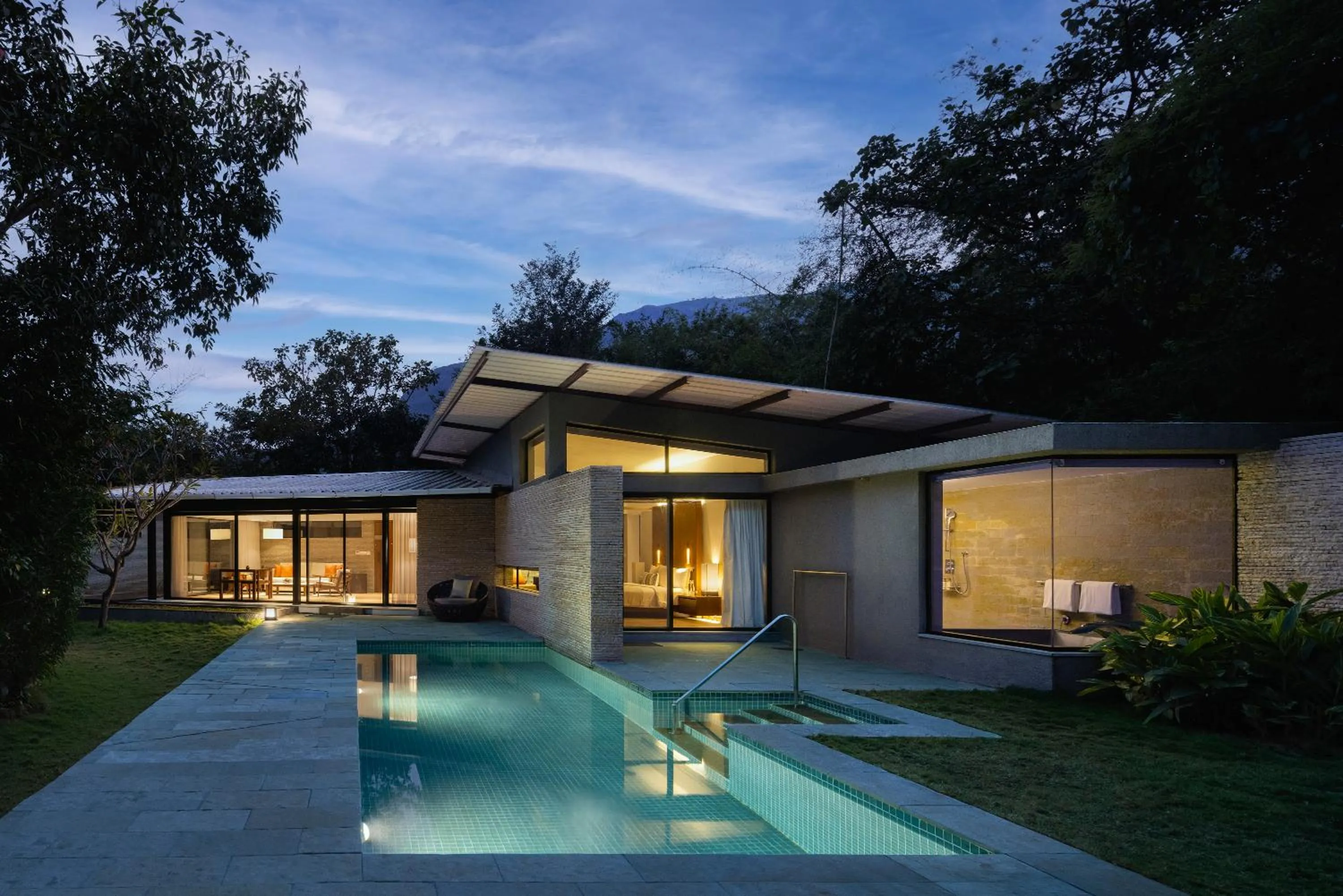 Swimming pool in Dharana at Shillim All Inclusive Luxury Wellness Retreat