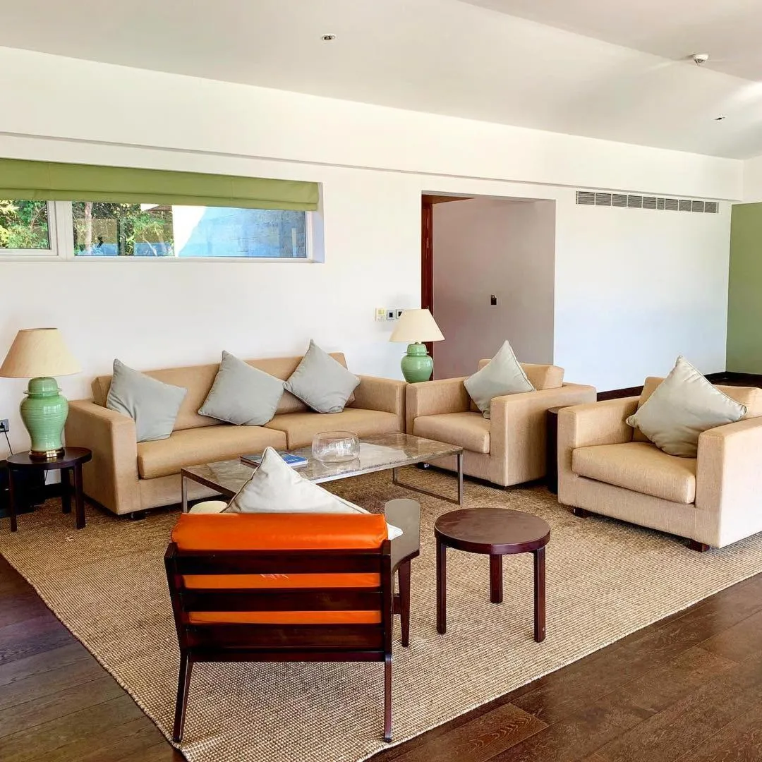 Seating area in Dharana at Shillim All Inclusive Luxury Wellness Retreat