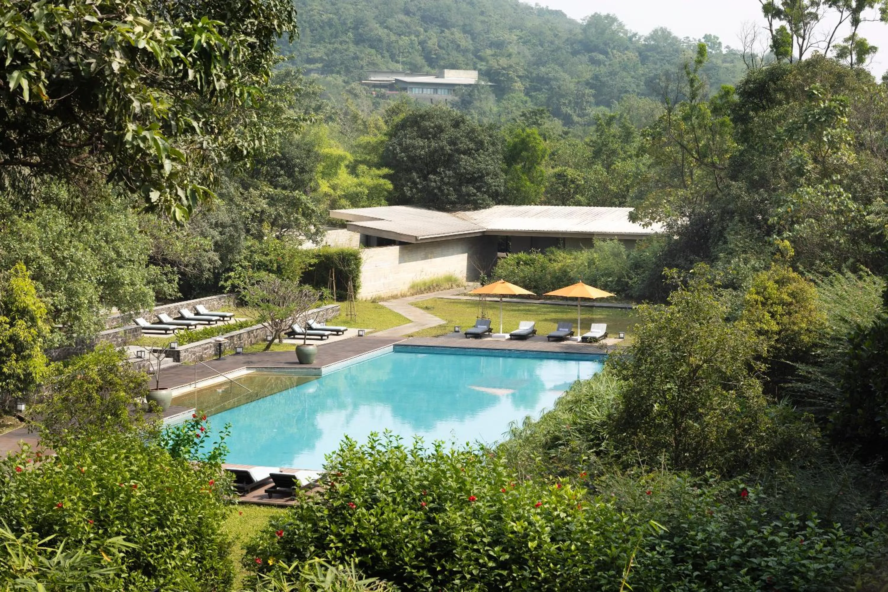 Swimming pool in Dharana at Shillim All Inclusive Luxury Wellness Retreat