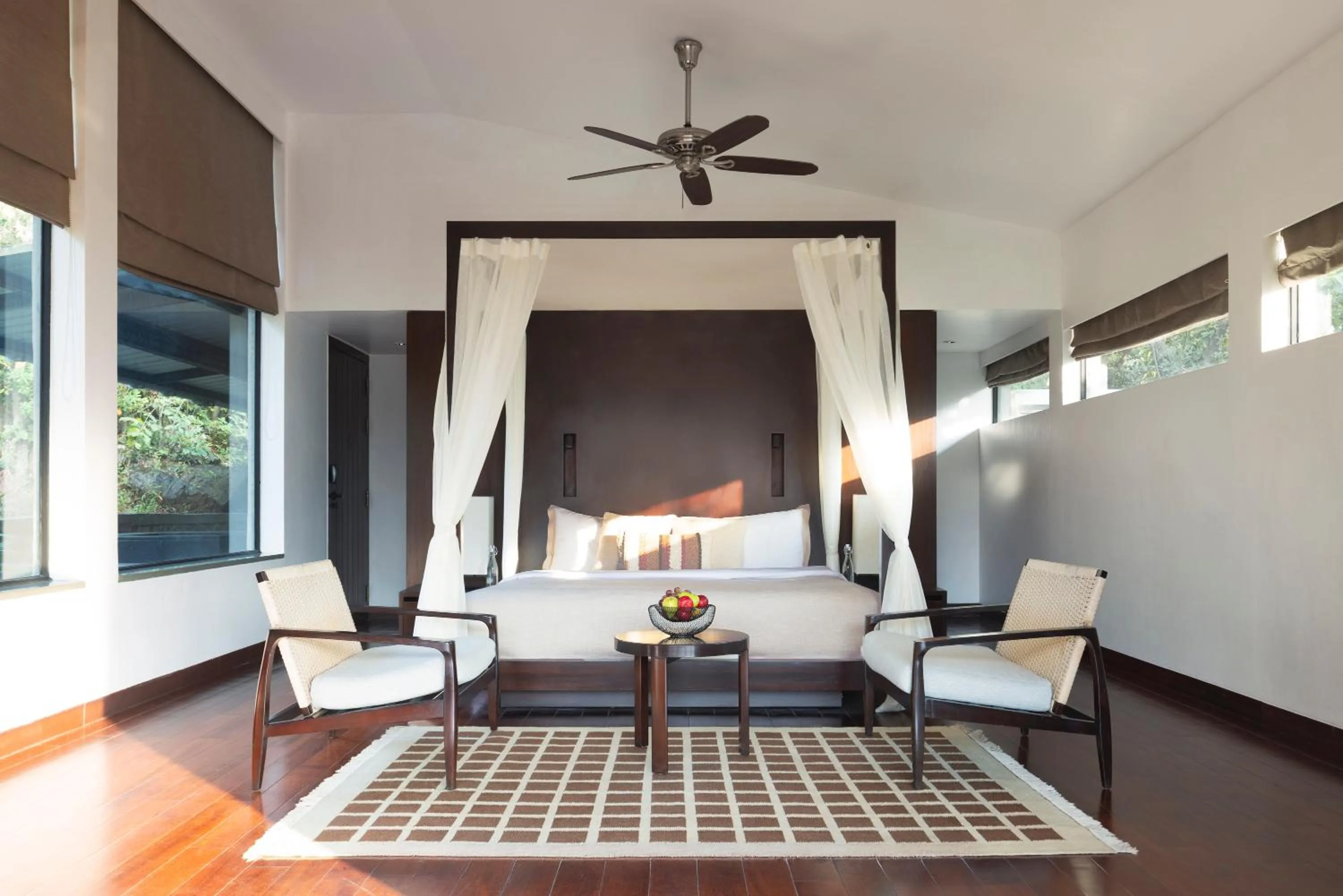 Bedroom in Dharana at Shillim All Inclusive Luxury Wellness Retreat