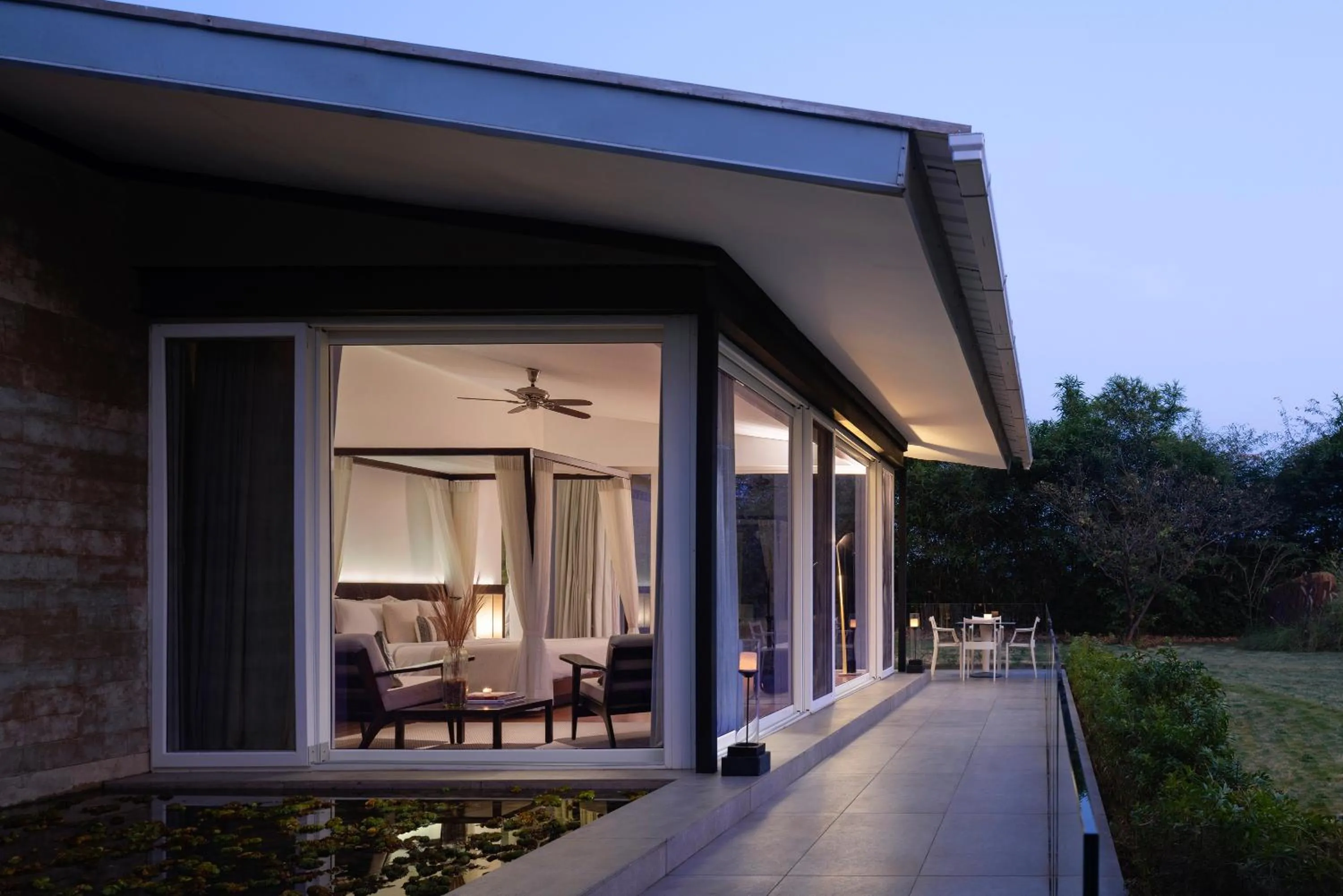 Garden view in Dharana at Shillim All Inclusive Luxury Wellness Retreat