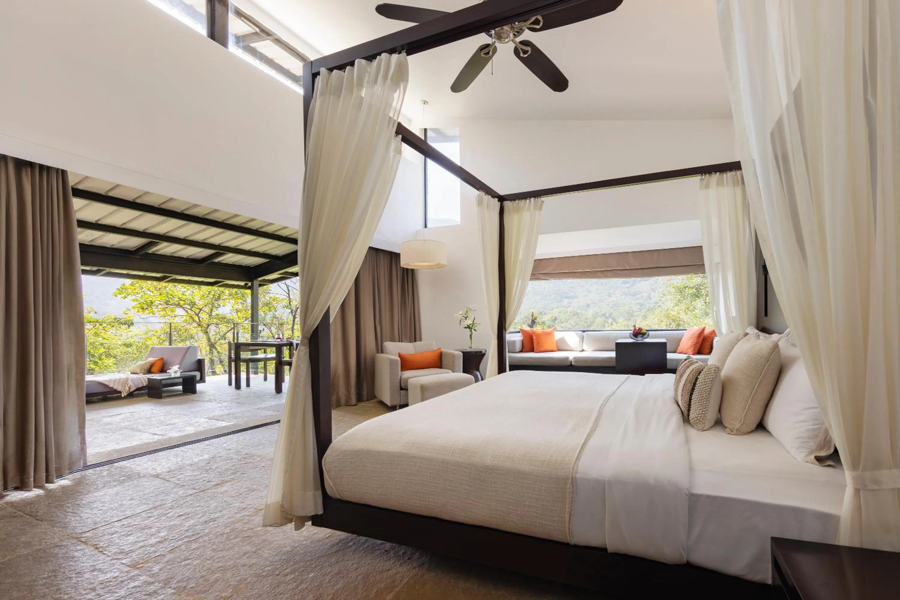 Bedroom, Bed in Dharana at Shillim All Inclusive Luxury Wellness Retreat