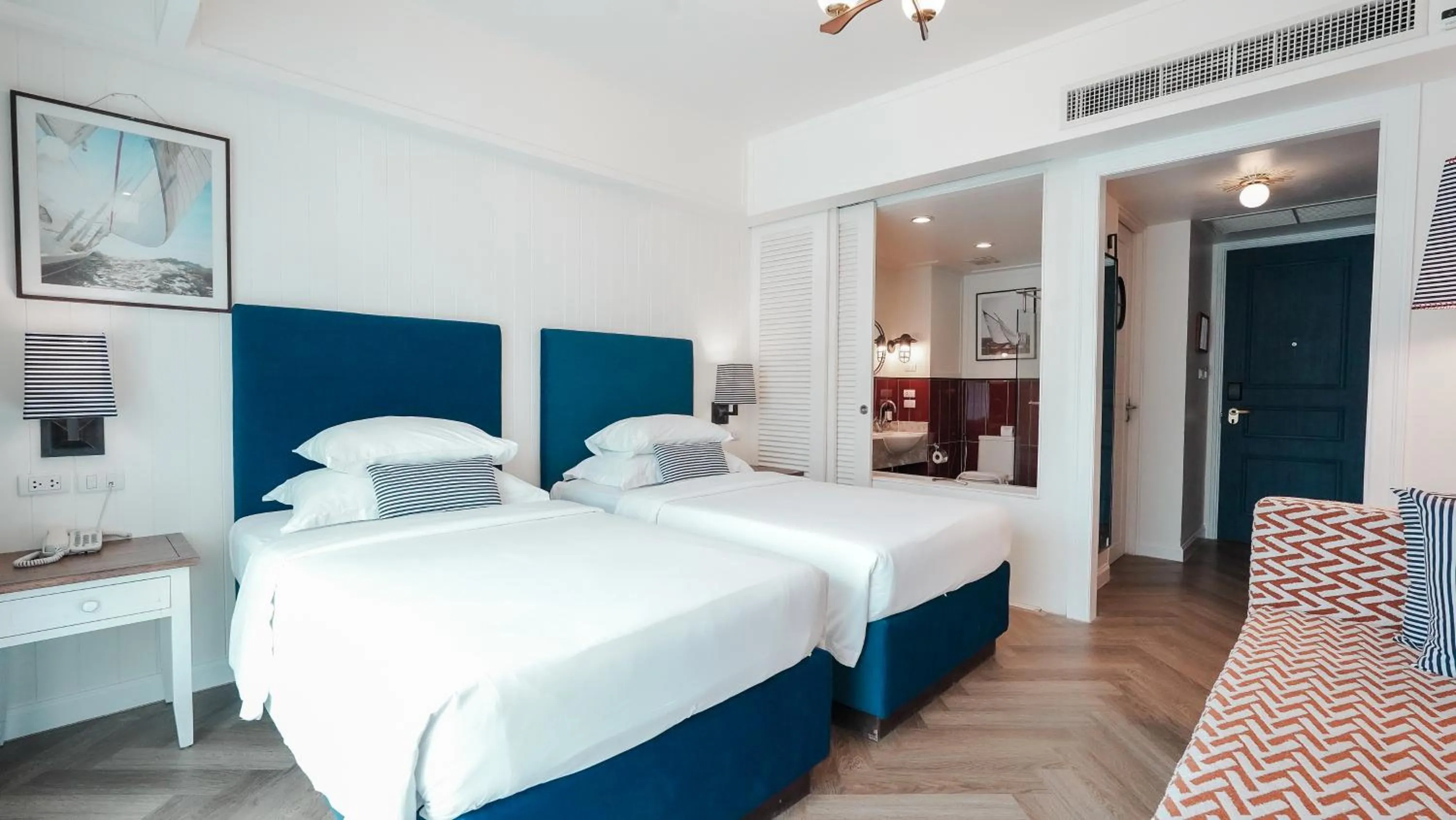 Bed in Sugar Marina Hotel - NAUTICAL - Kata Beach