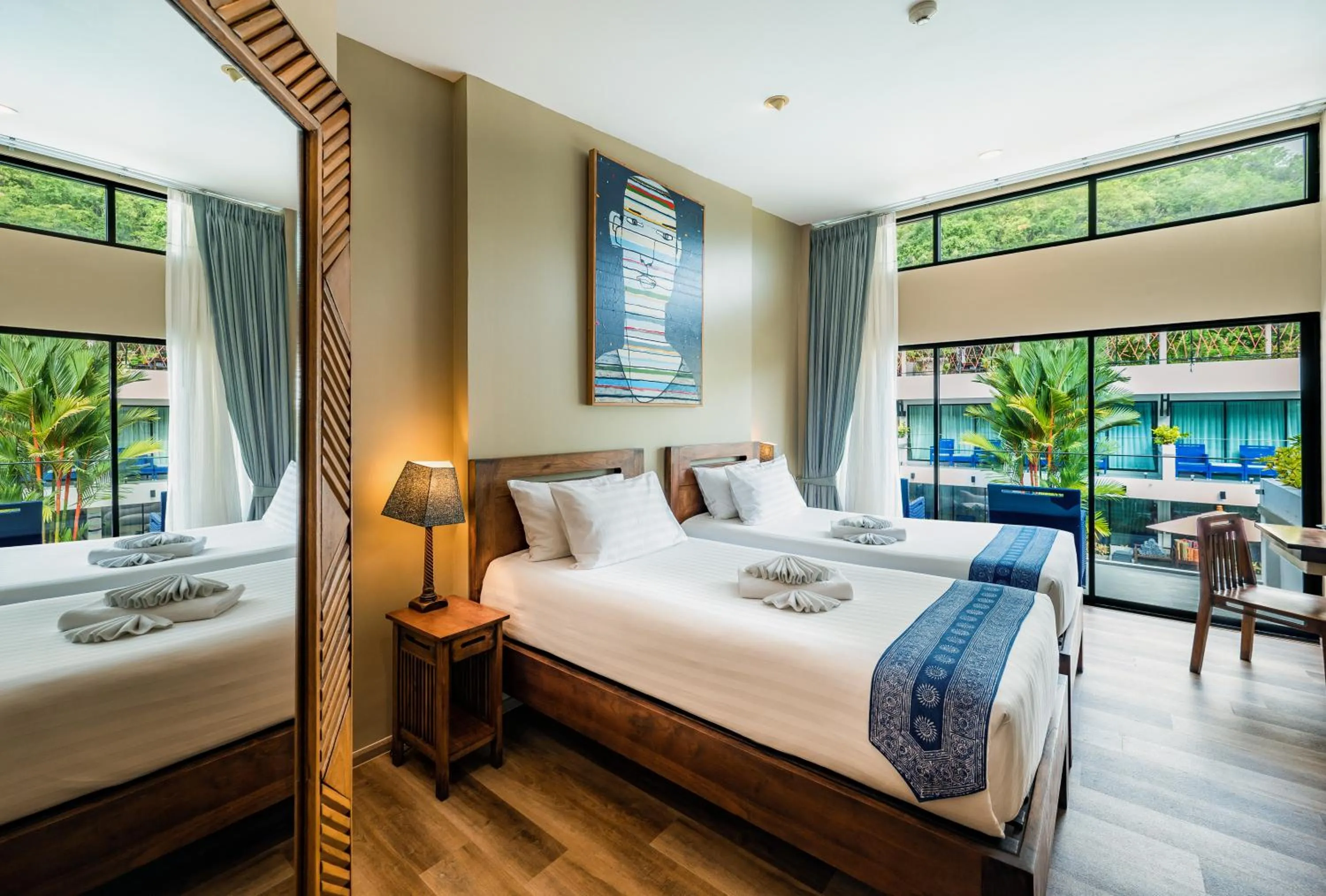 Photo of the whole room, Bed in CC's Hideaway Kata - SHA Plus