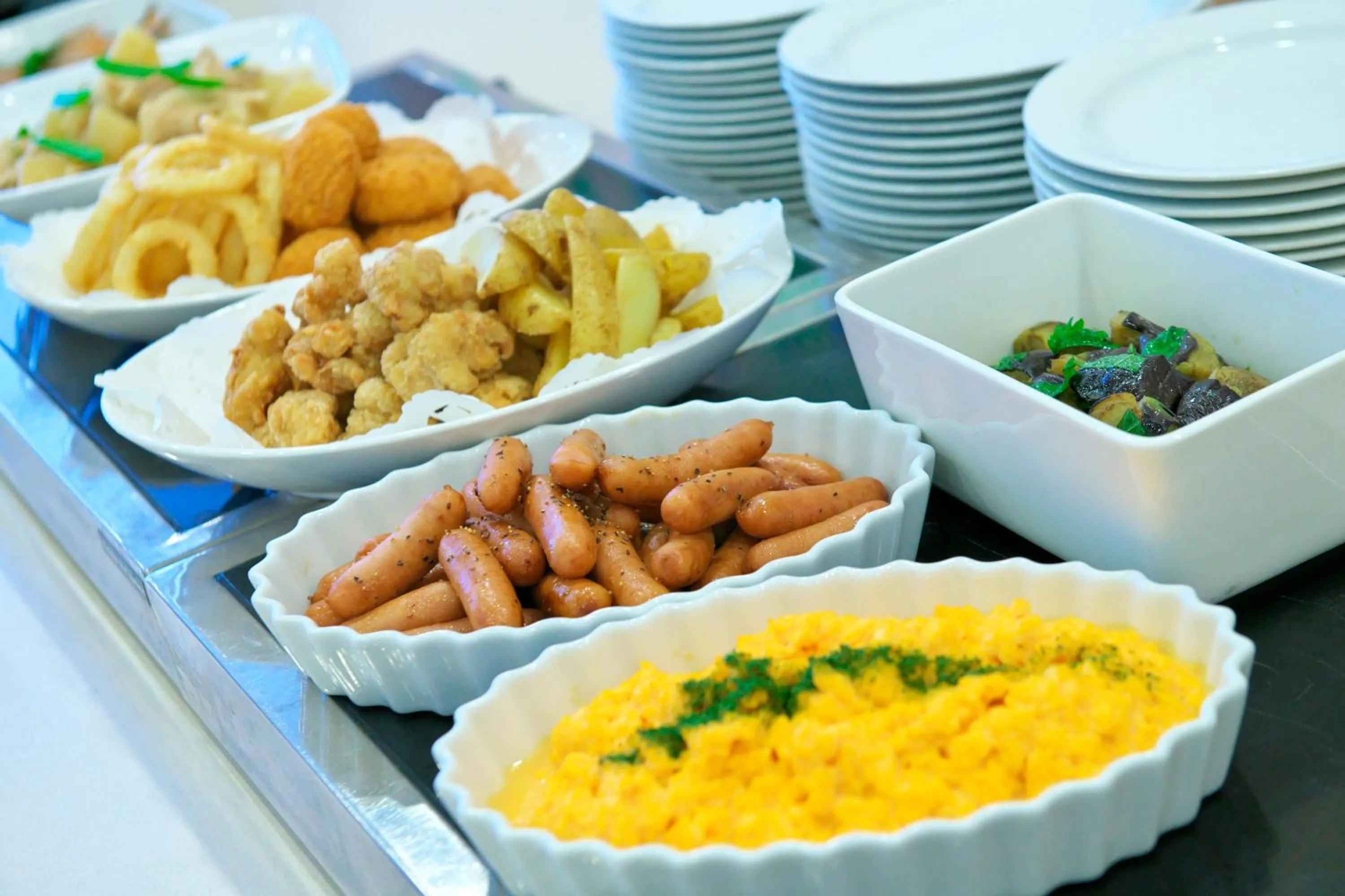 Buffet breakfast in Chitose Station Hotel