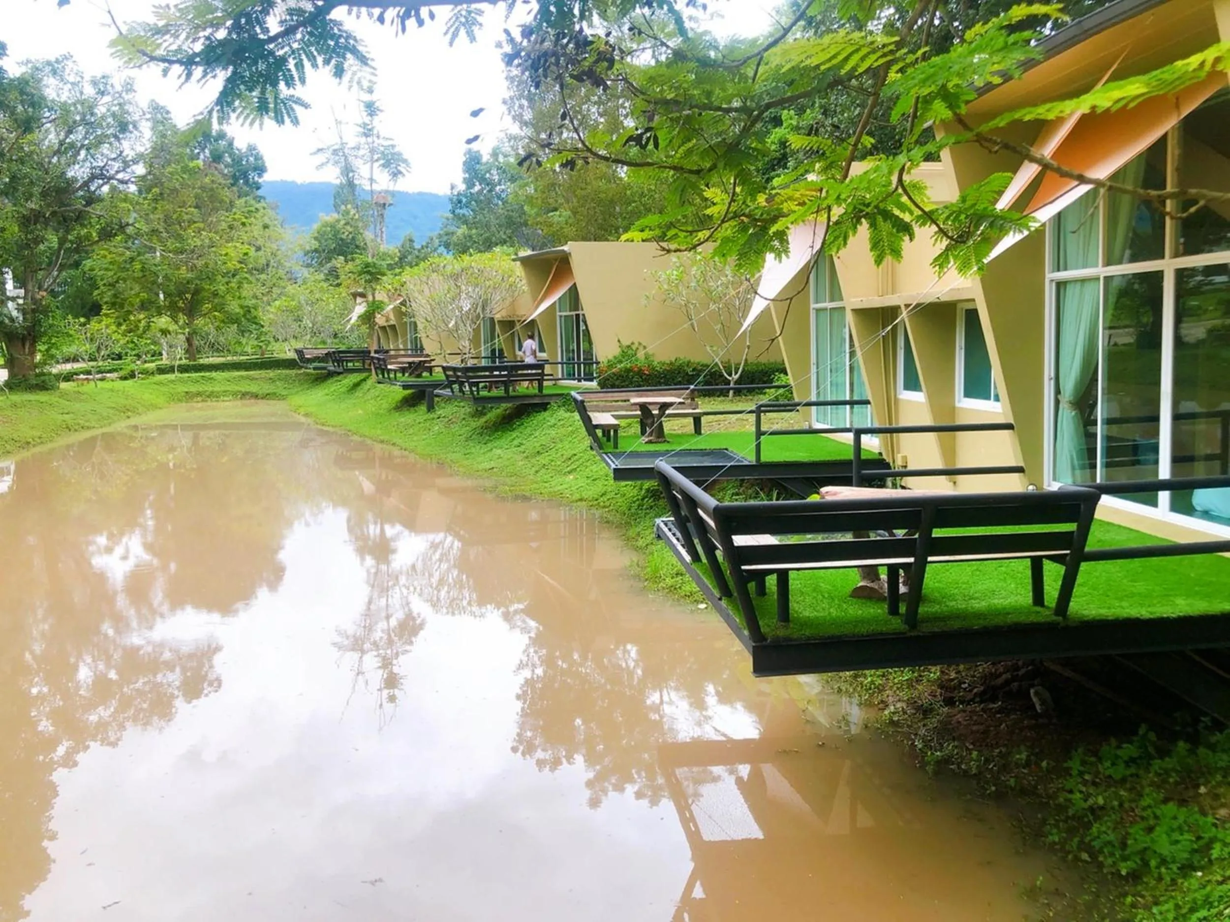 Balcony/Terrace in Aurora Resort Khao Yai