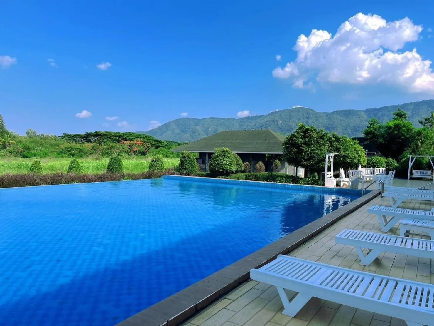 Swimming pool in Aurora Resort Khao Yai