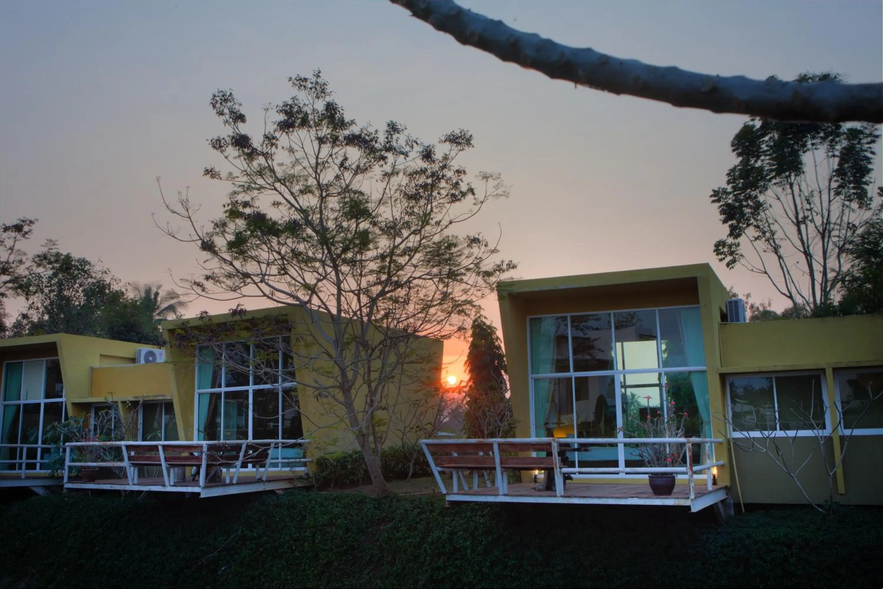 Balcony/Terrace in Aurora Resort Khao Yai