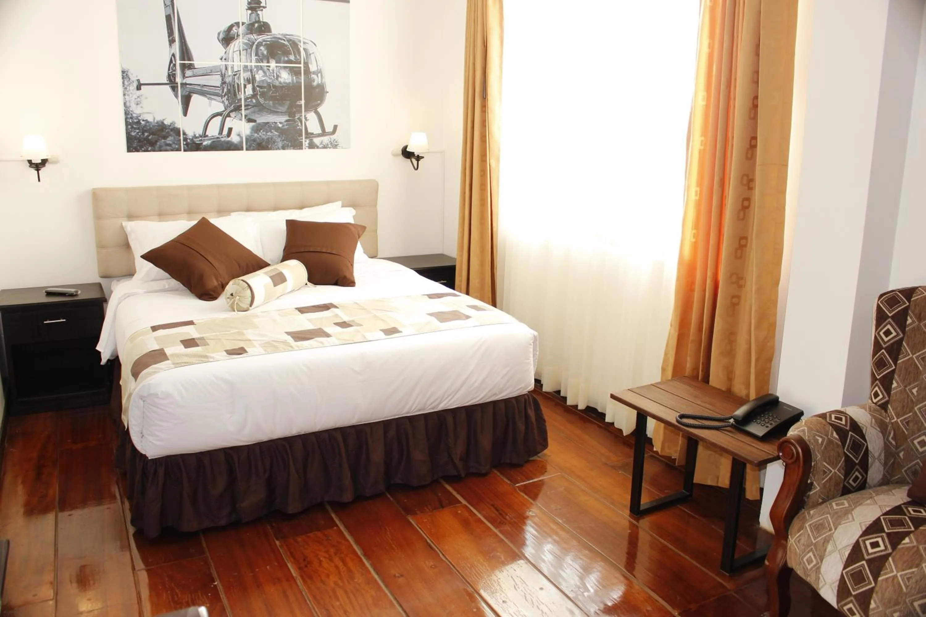 Bed in Air Suites Hotel Boutique