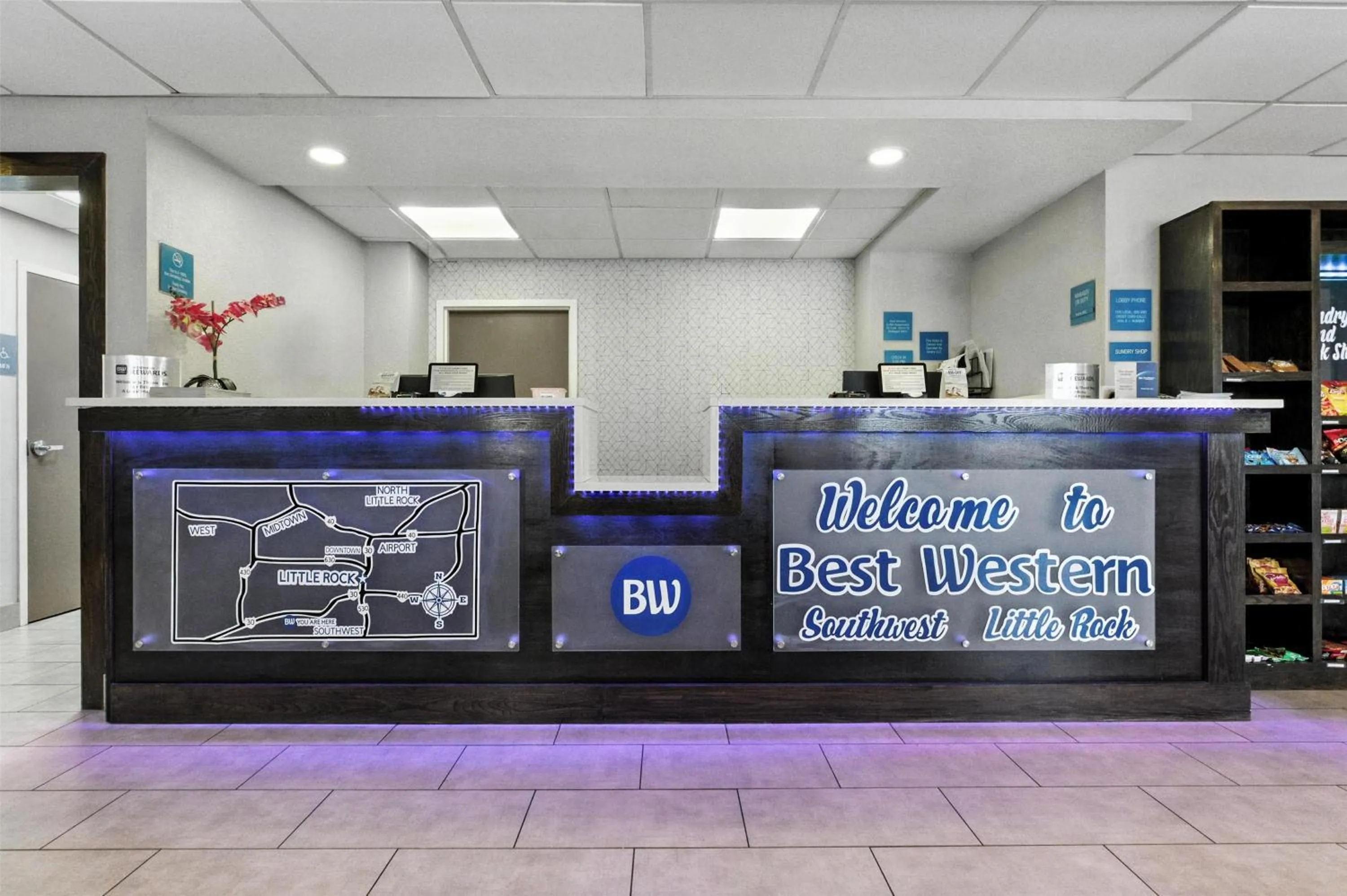 Lobby or reception in Best Western Southwest Little Rock