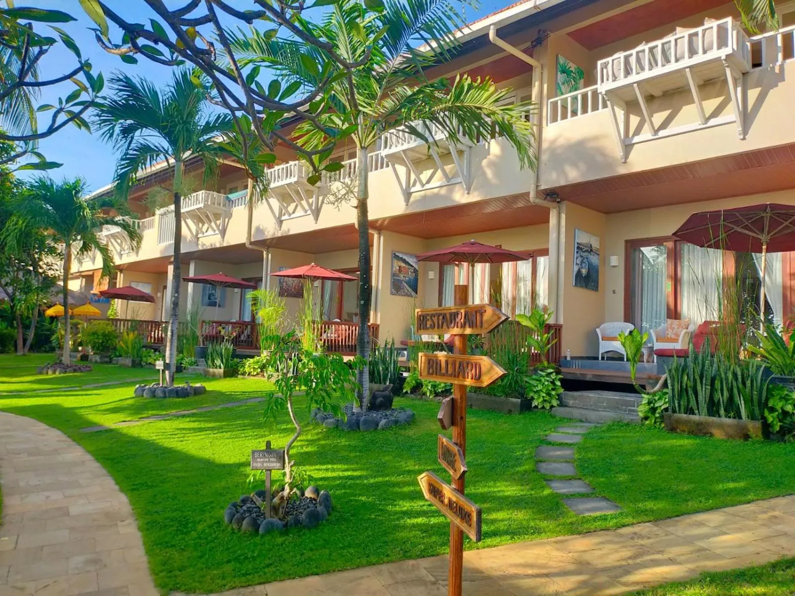 Garden view in Tauch Terminal Resort Tulamben & Spa