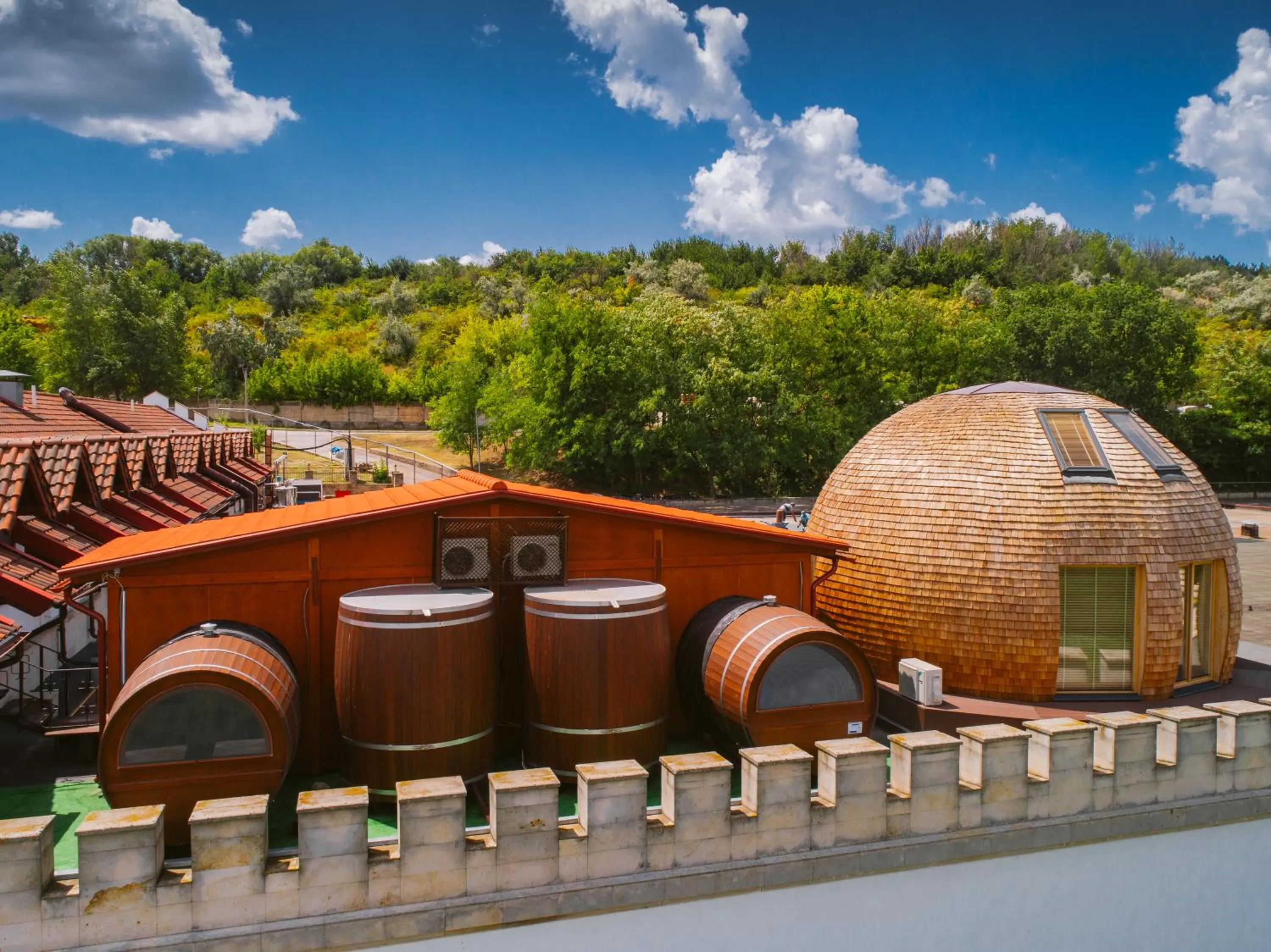 Property building in Chateau Purcari