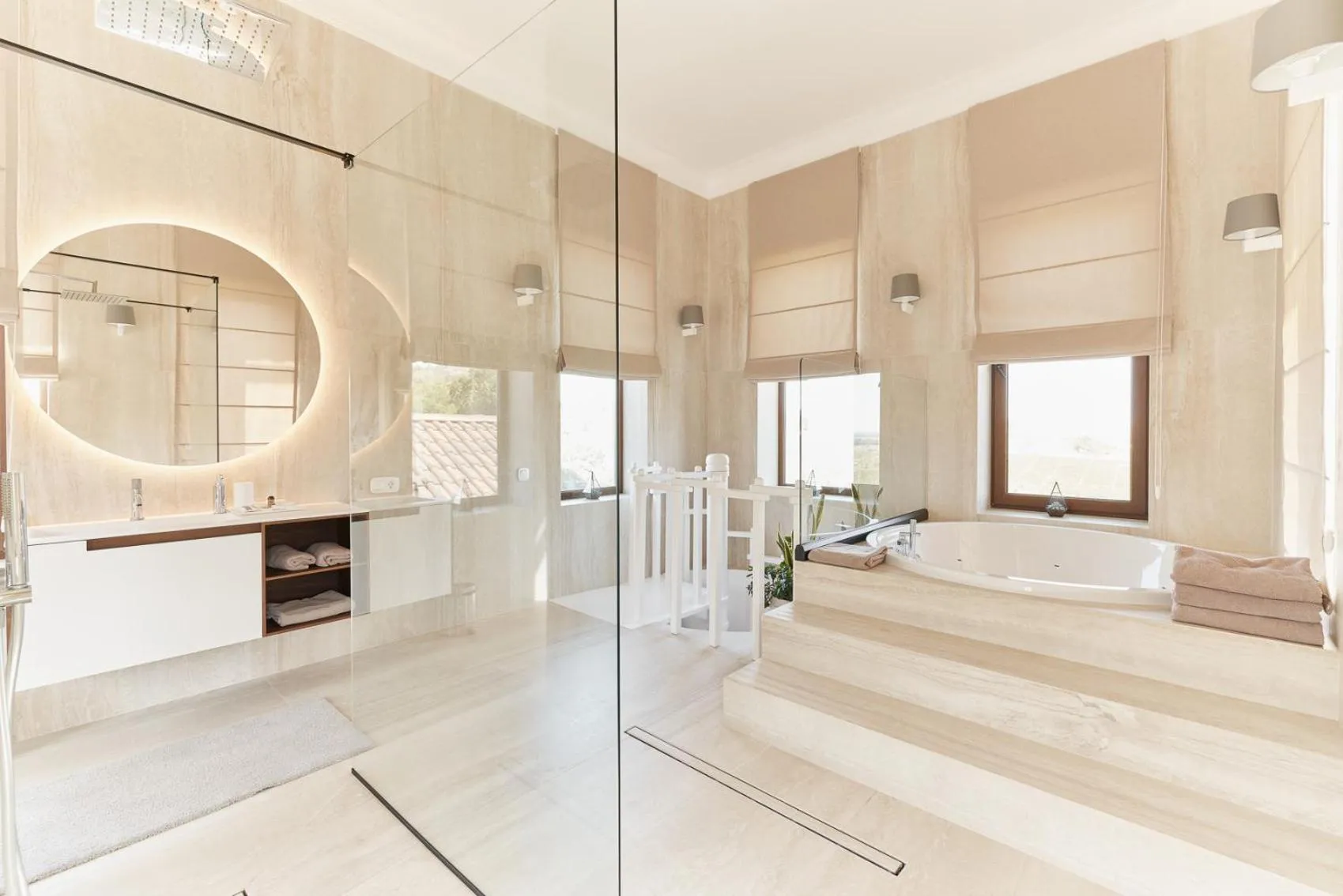 Bathroom in Chateau Purcari