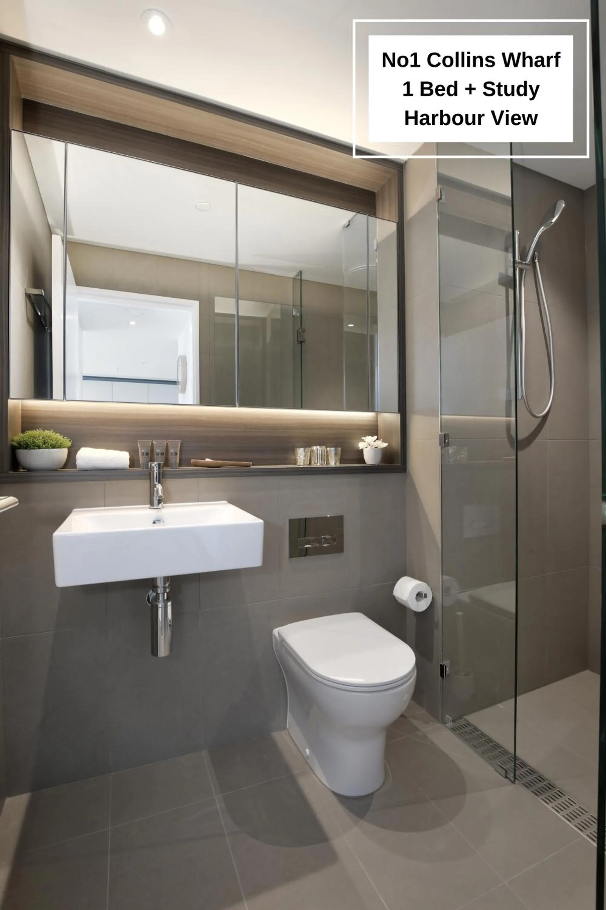 Bathroom in Orange Stay at Collins Wharf