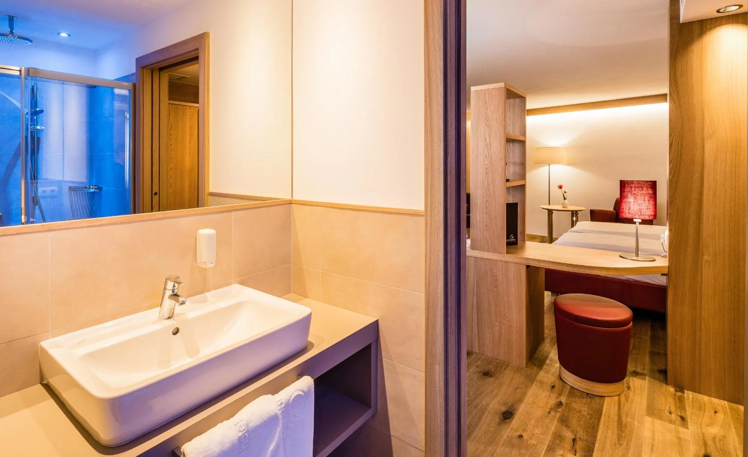 Shower in Hotel Hasslhof