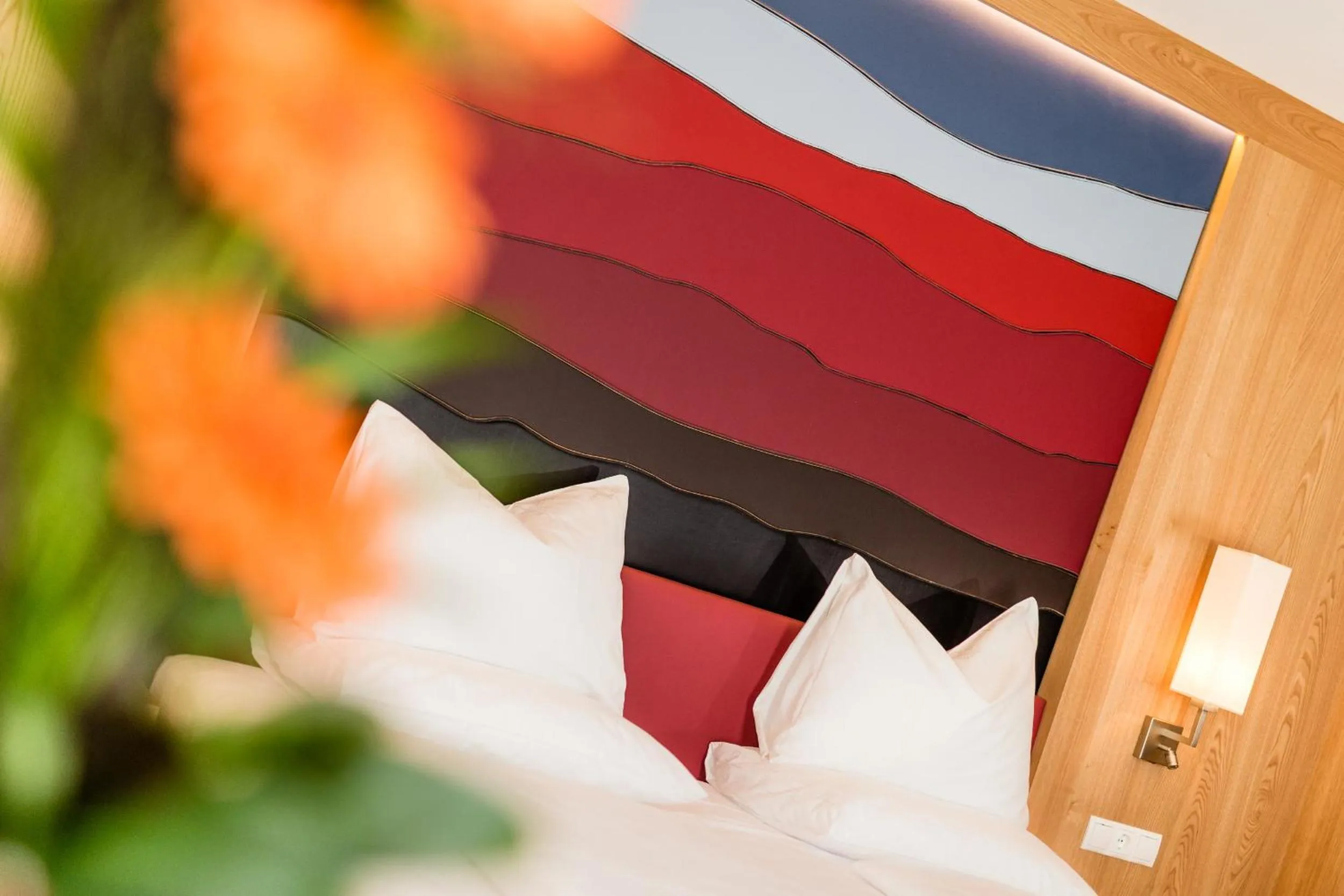 Bed in Hotel Hasslhof