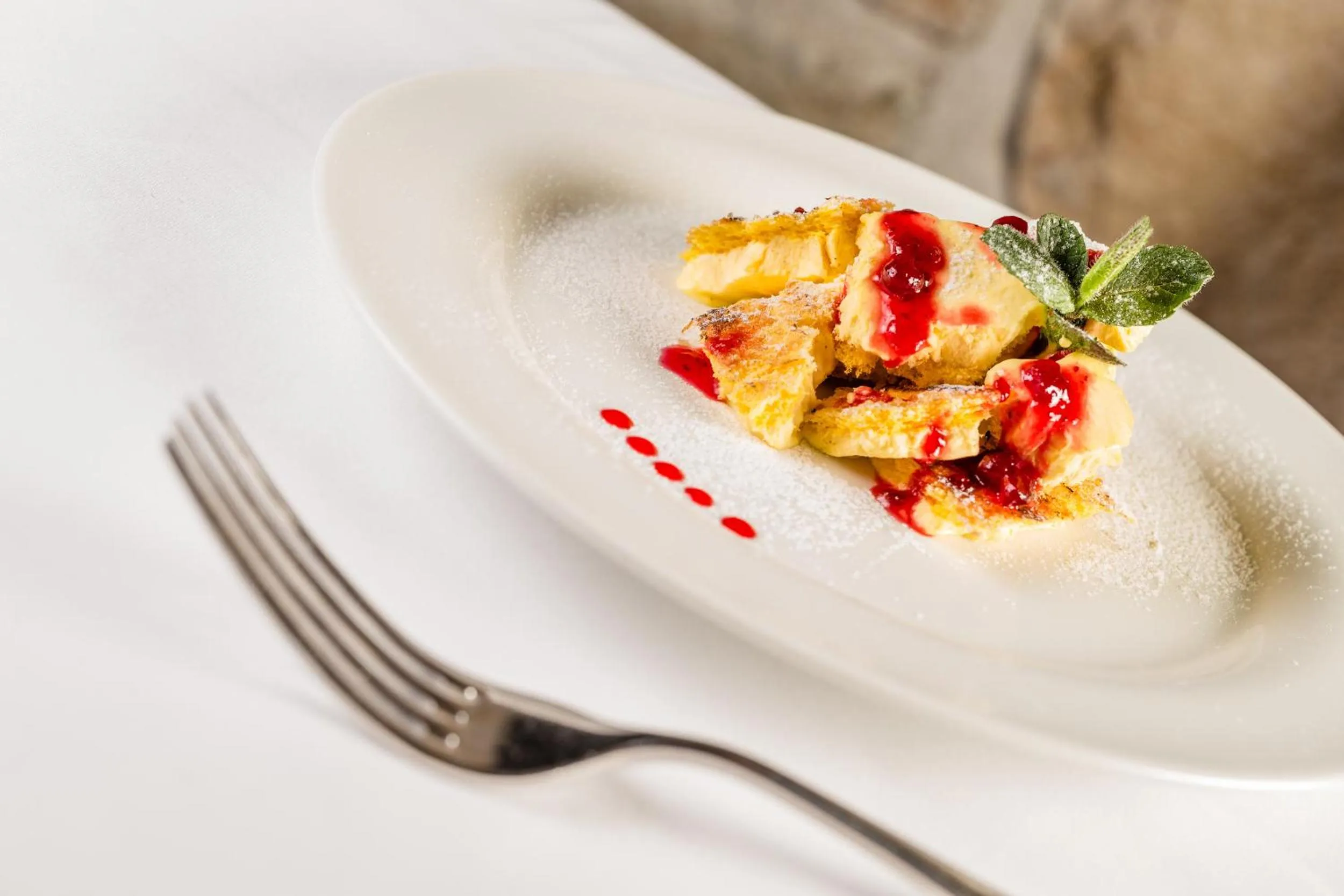 Food close-up in Hotel Hasslhof