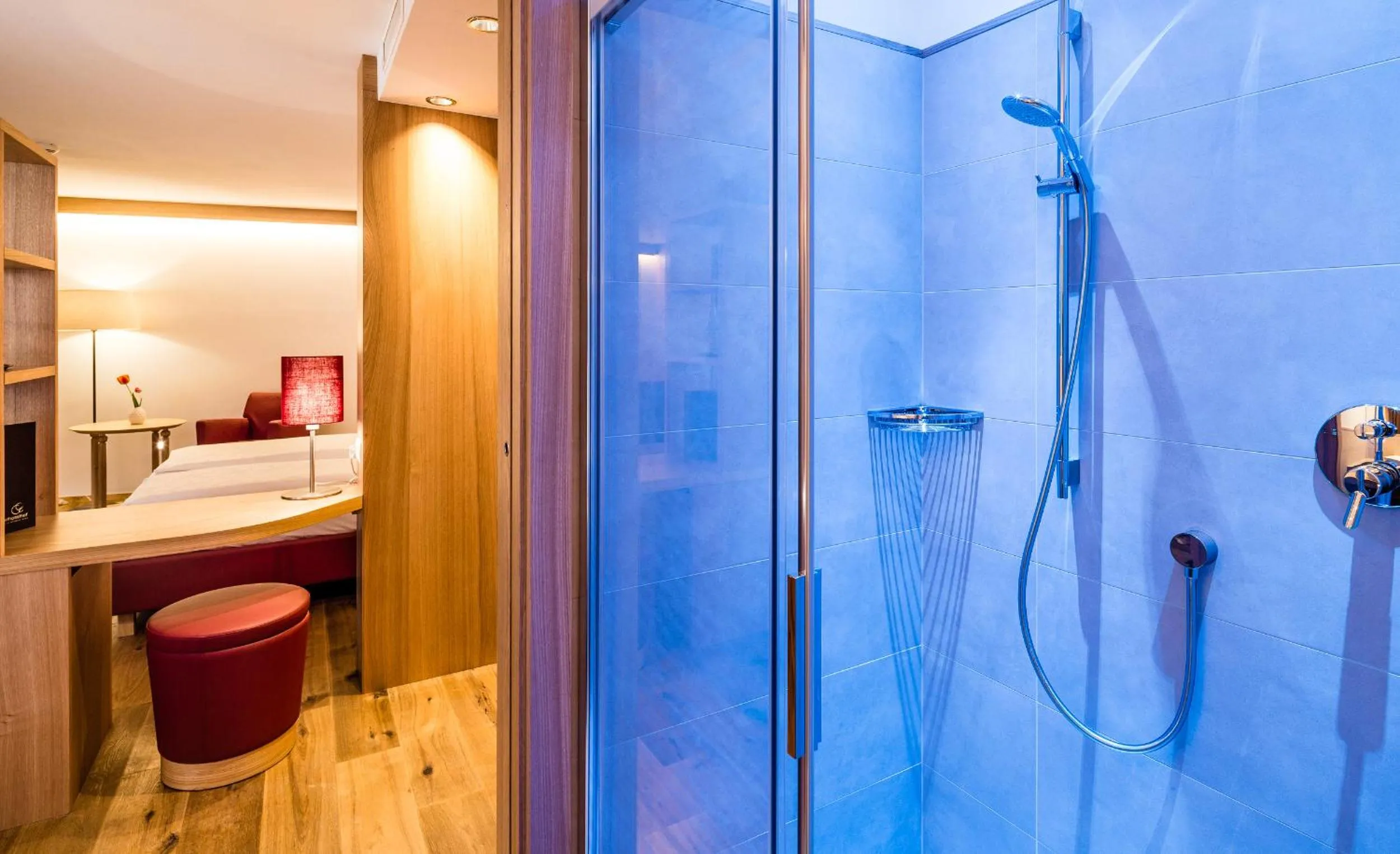 Shower in Hotel Hasslhof