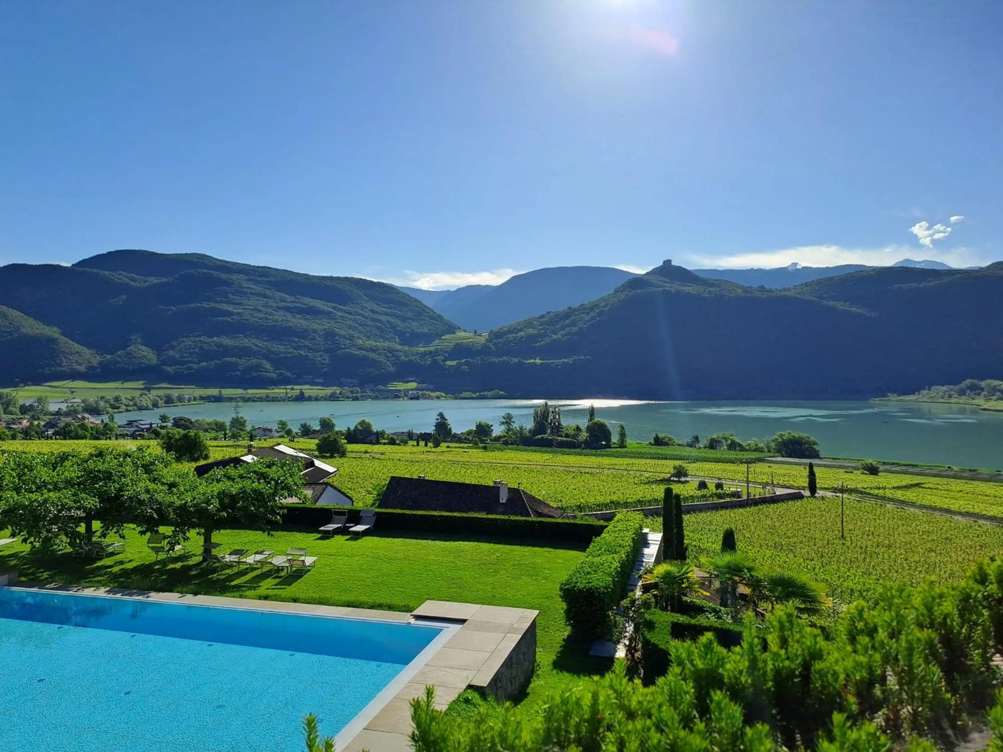 Lake view in Hotel Hasslhof