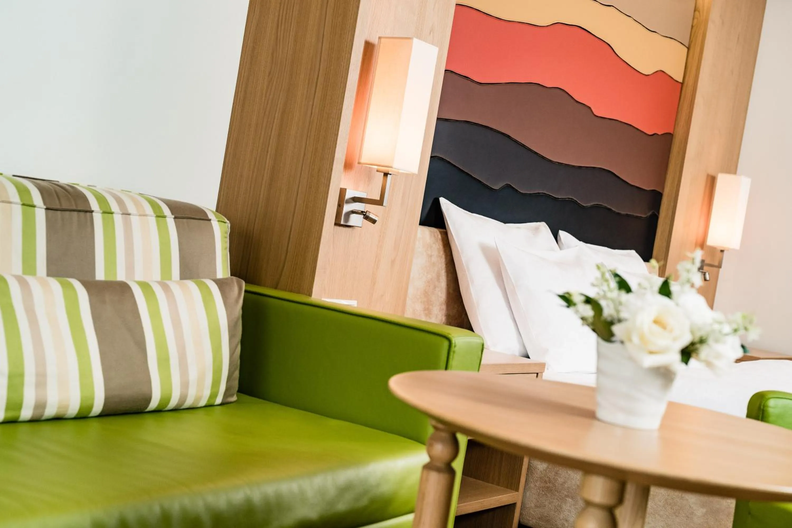 Bed in Hotel Hasslhof