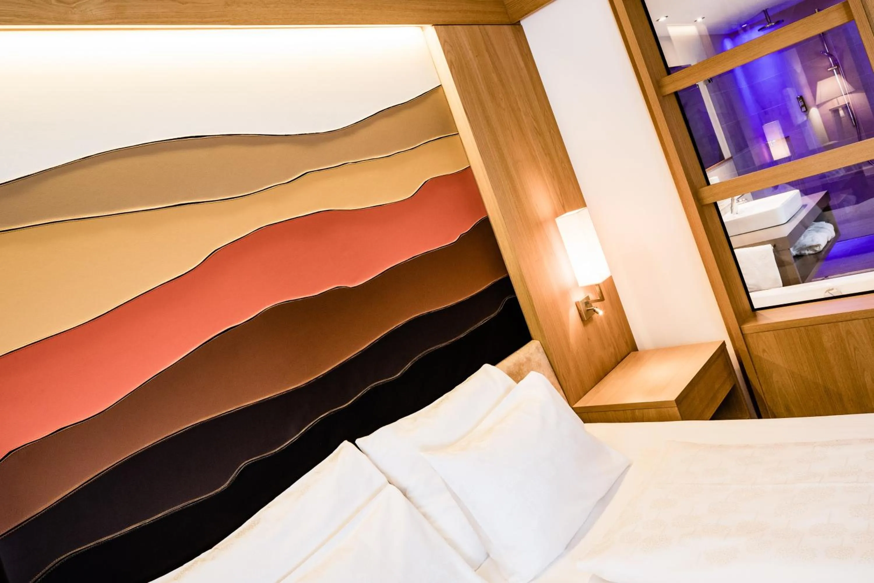 Decorative detail, Bed in Hotel Hasslhof