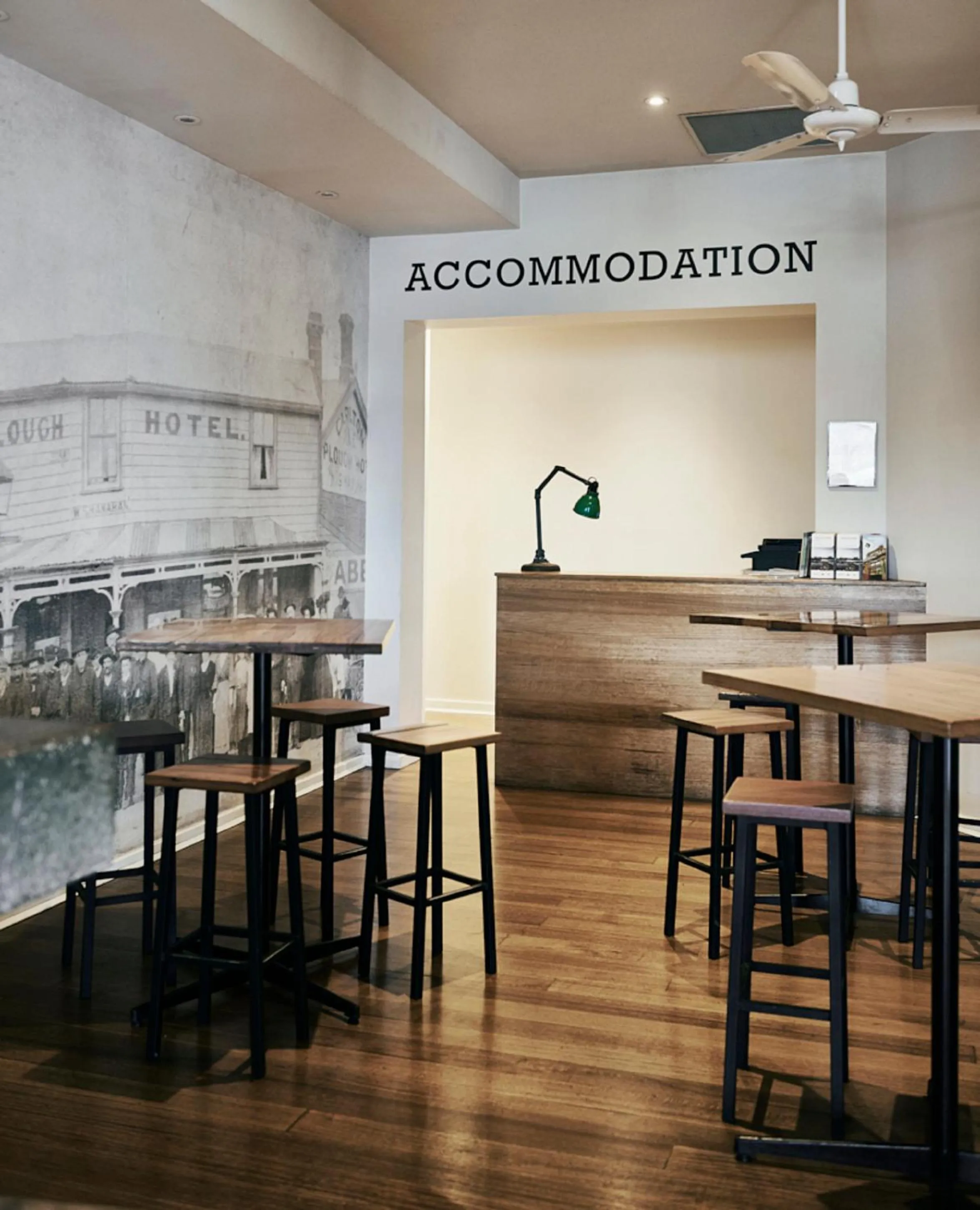 Lobby or reception in Plough Hotel