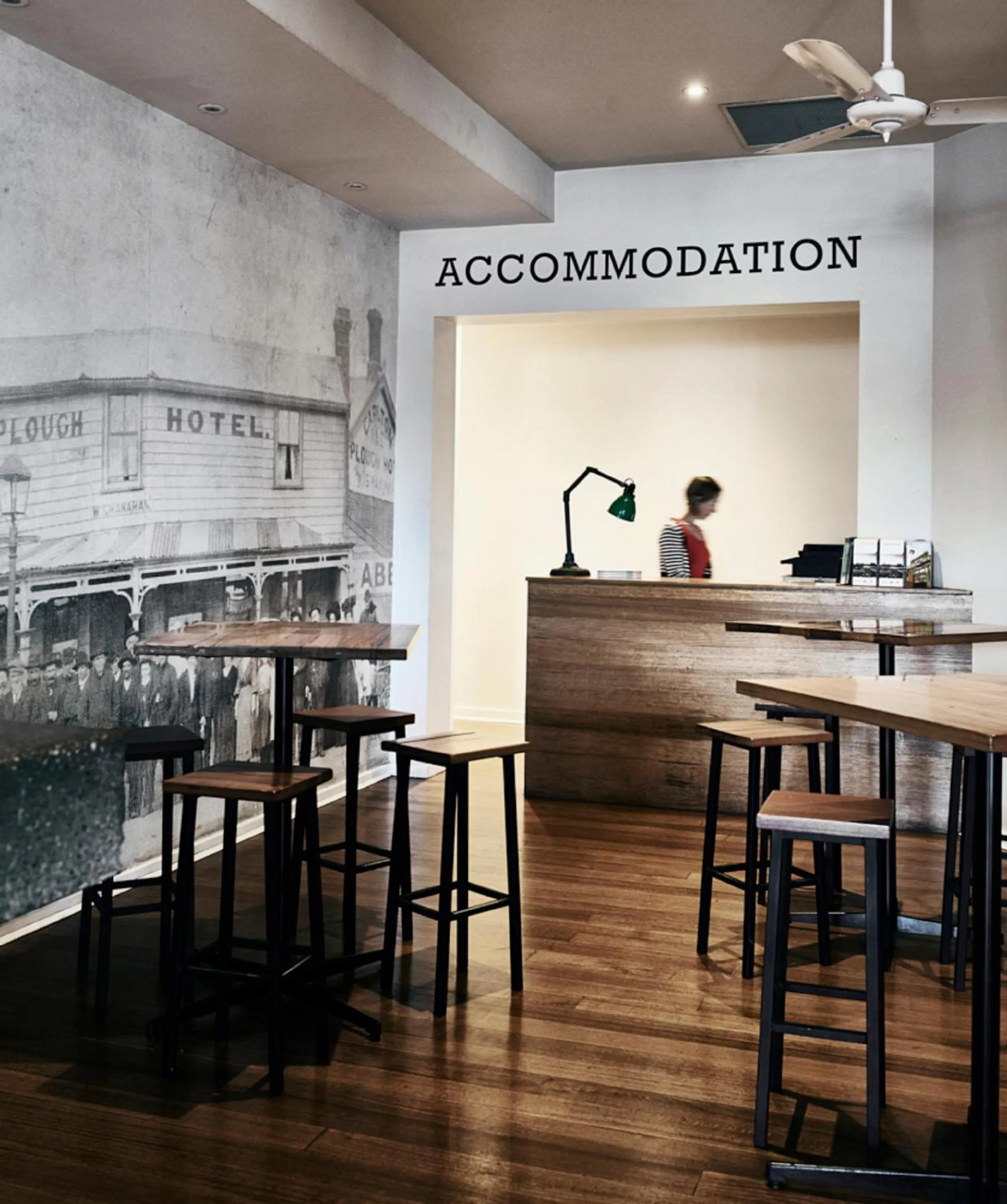 Lobby or reception in Plough Hotel