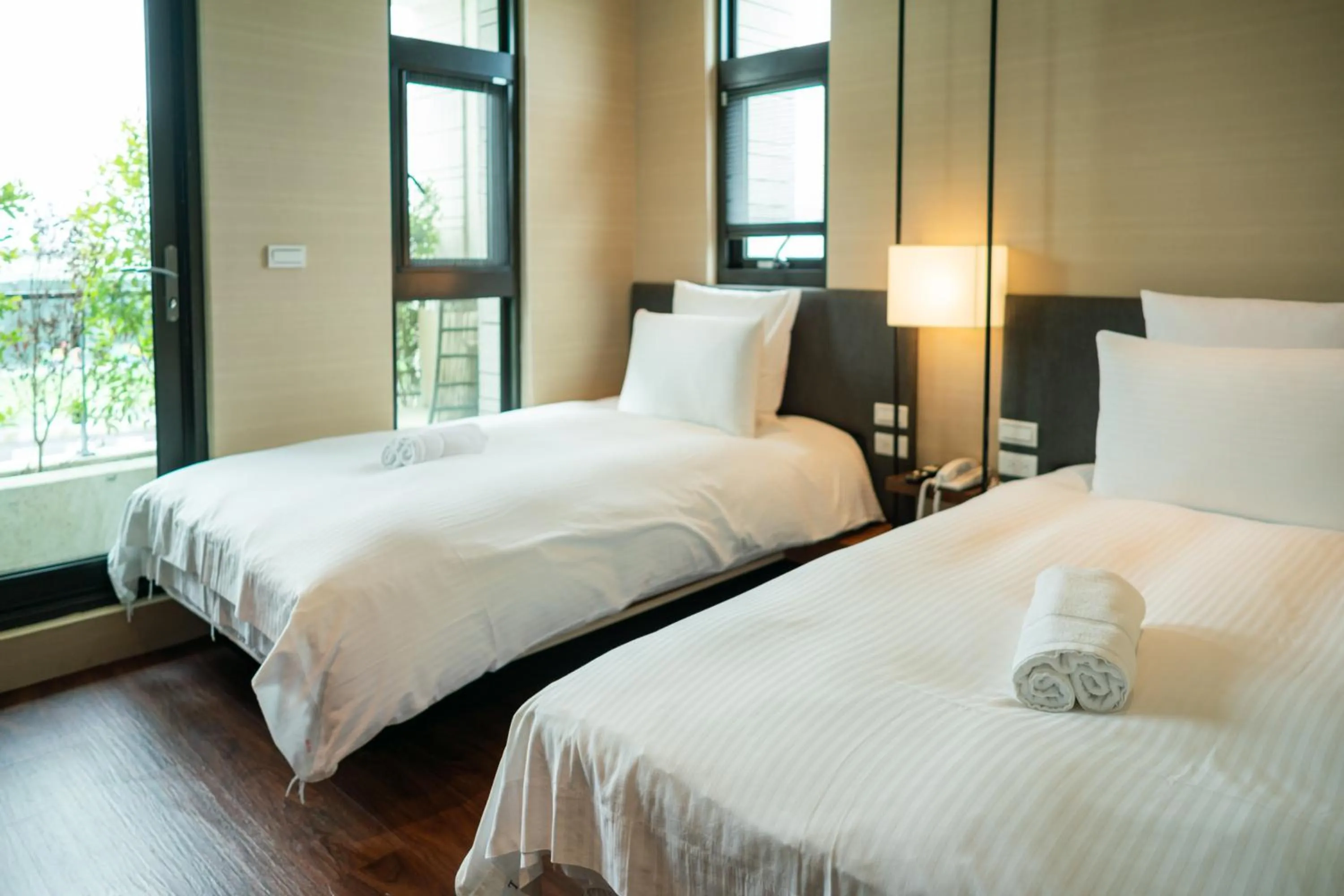 Bed in Tsang Kuo Resort