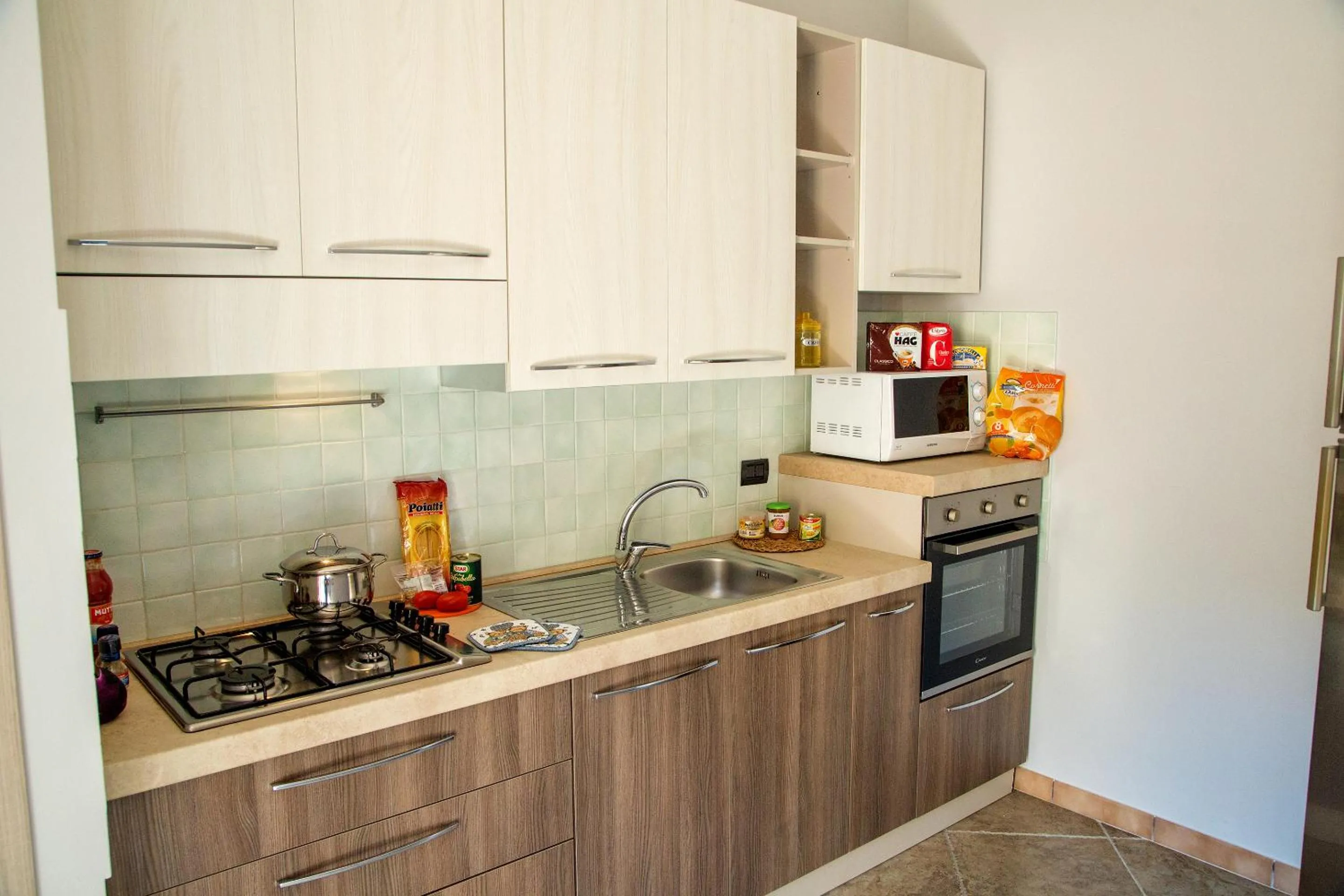 Kitchen or kitchenette in Sicilia Case Vacanze