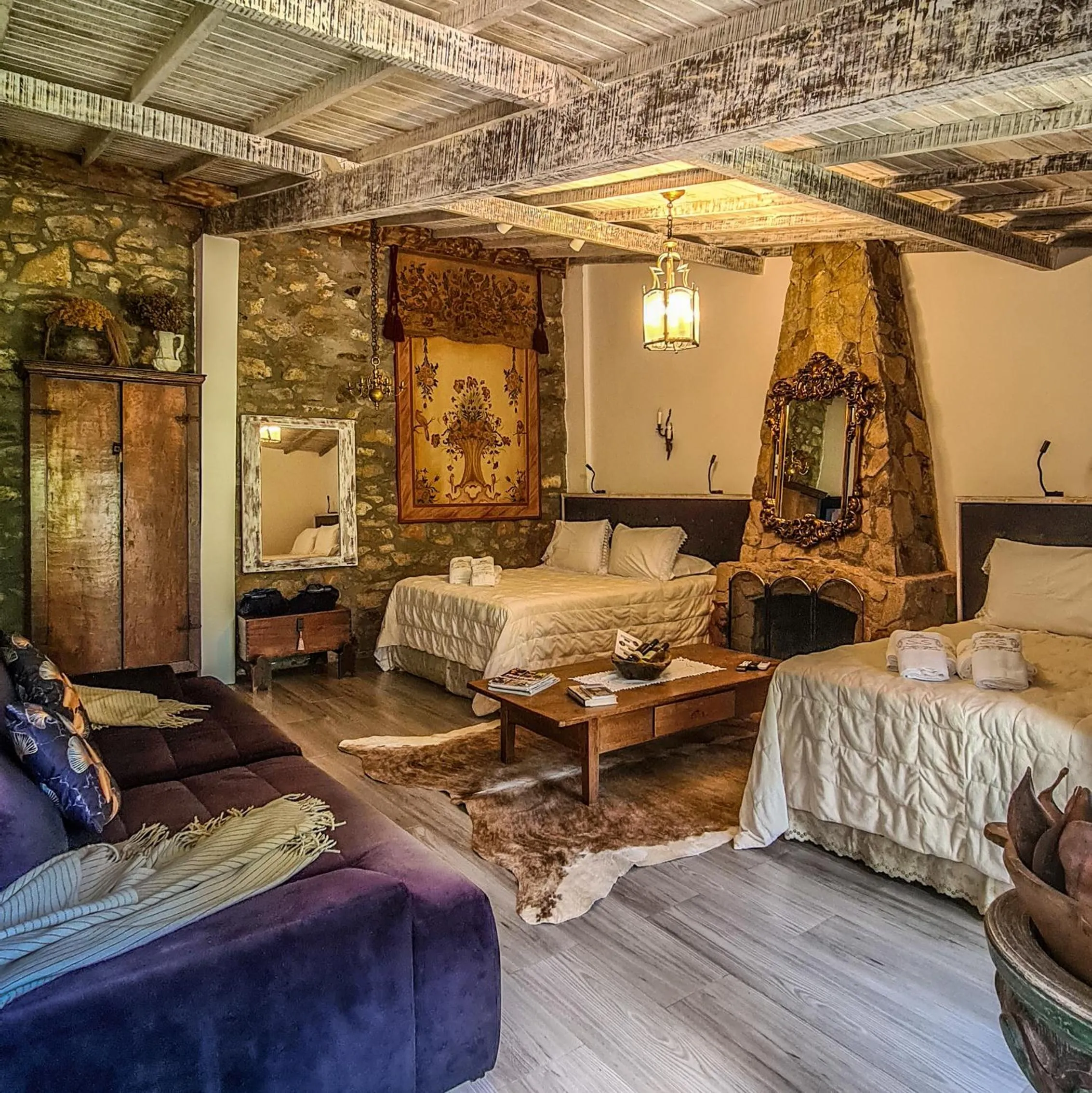 Bed in Segredo da Serra Guest House