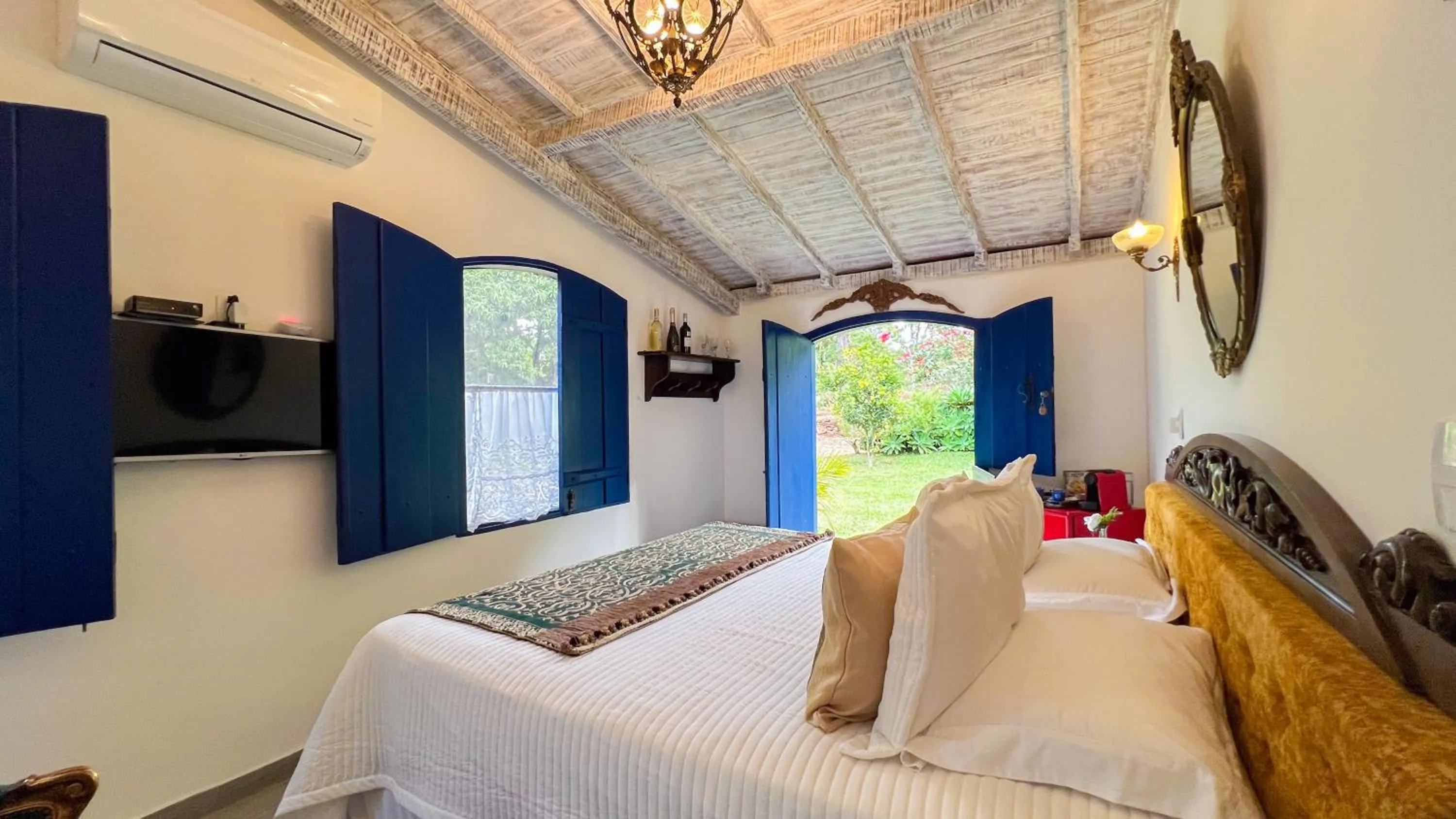 Bed in Segredo da Serra Guest House