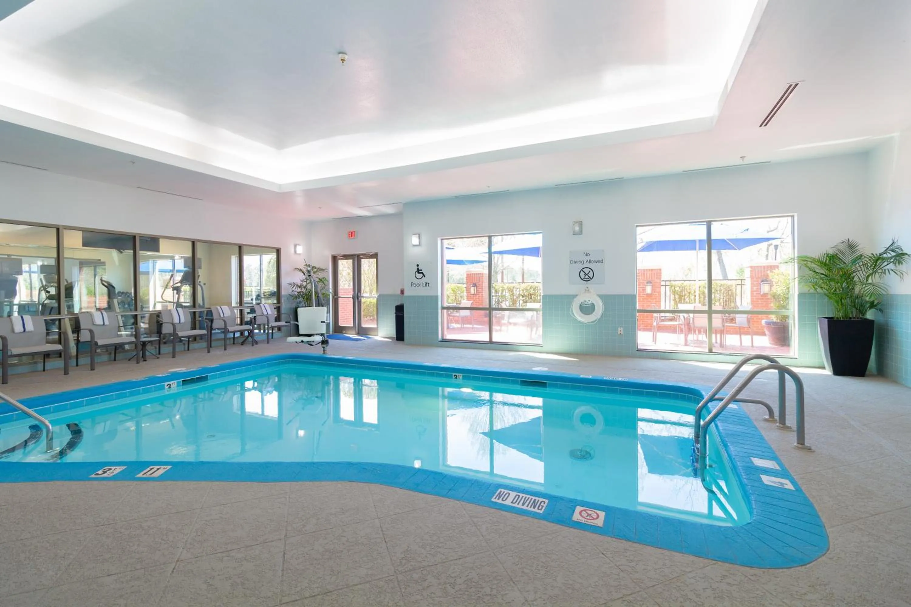 Swimming pool in Holiday Inn Express Leland - Wilmington Area by IHG