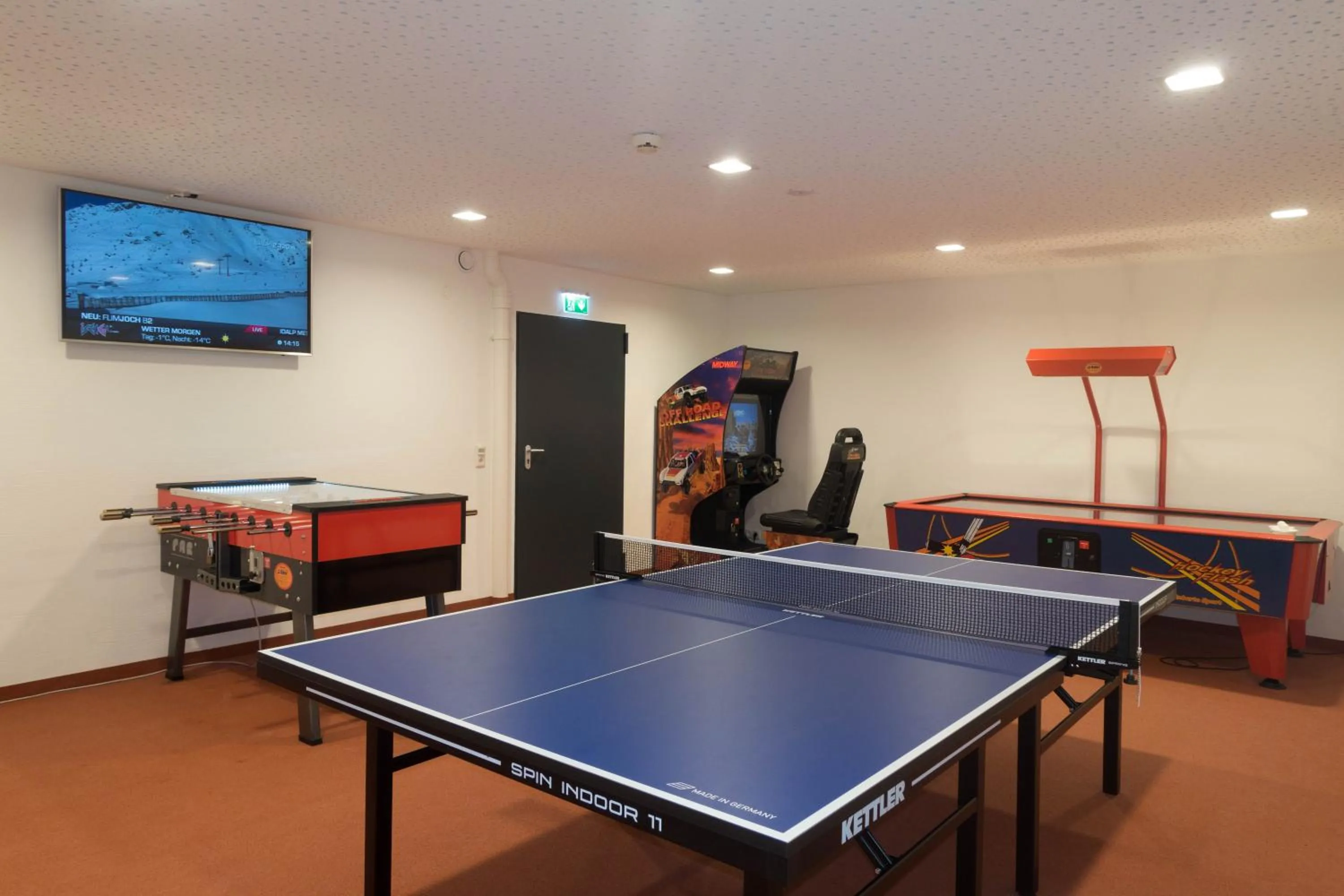 Game Room in Hotel Brigitte