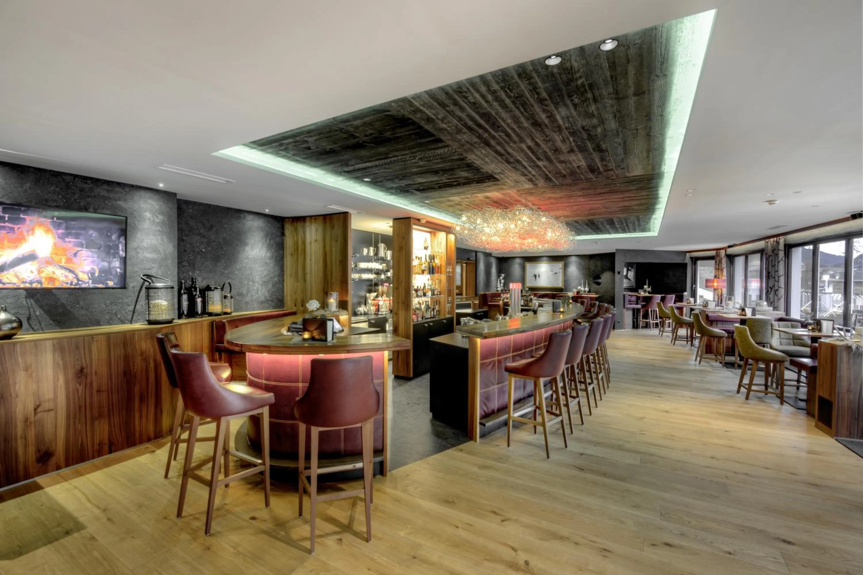 Lounge or bar in Hotel Brigitte
