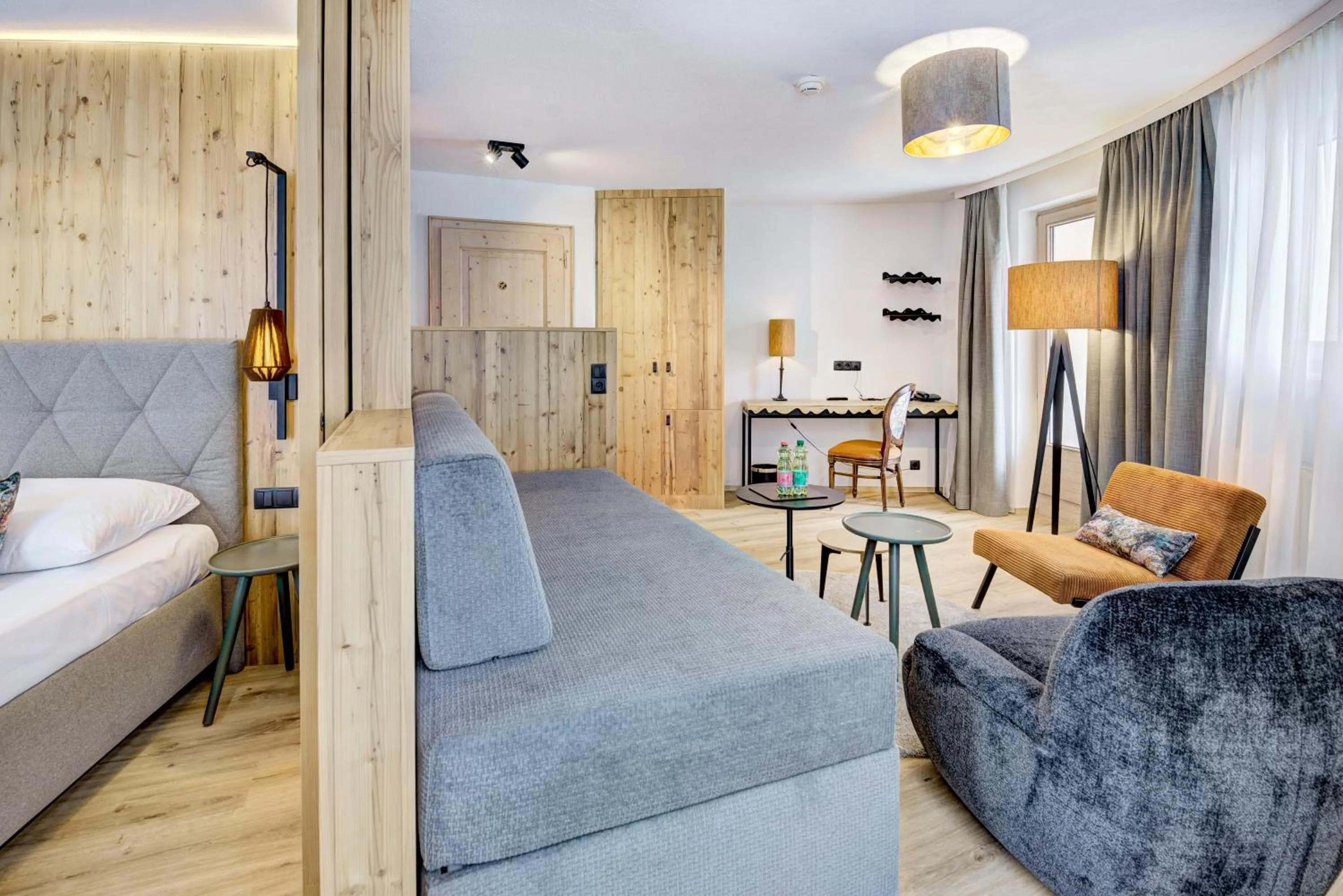 Bed in Hotel Brigitte