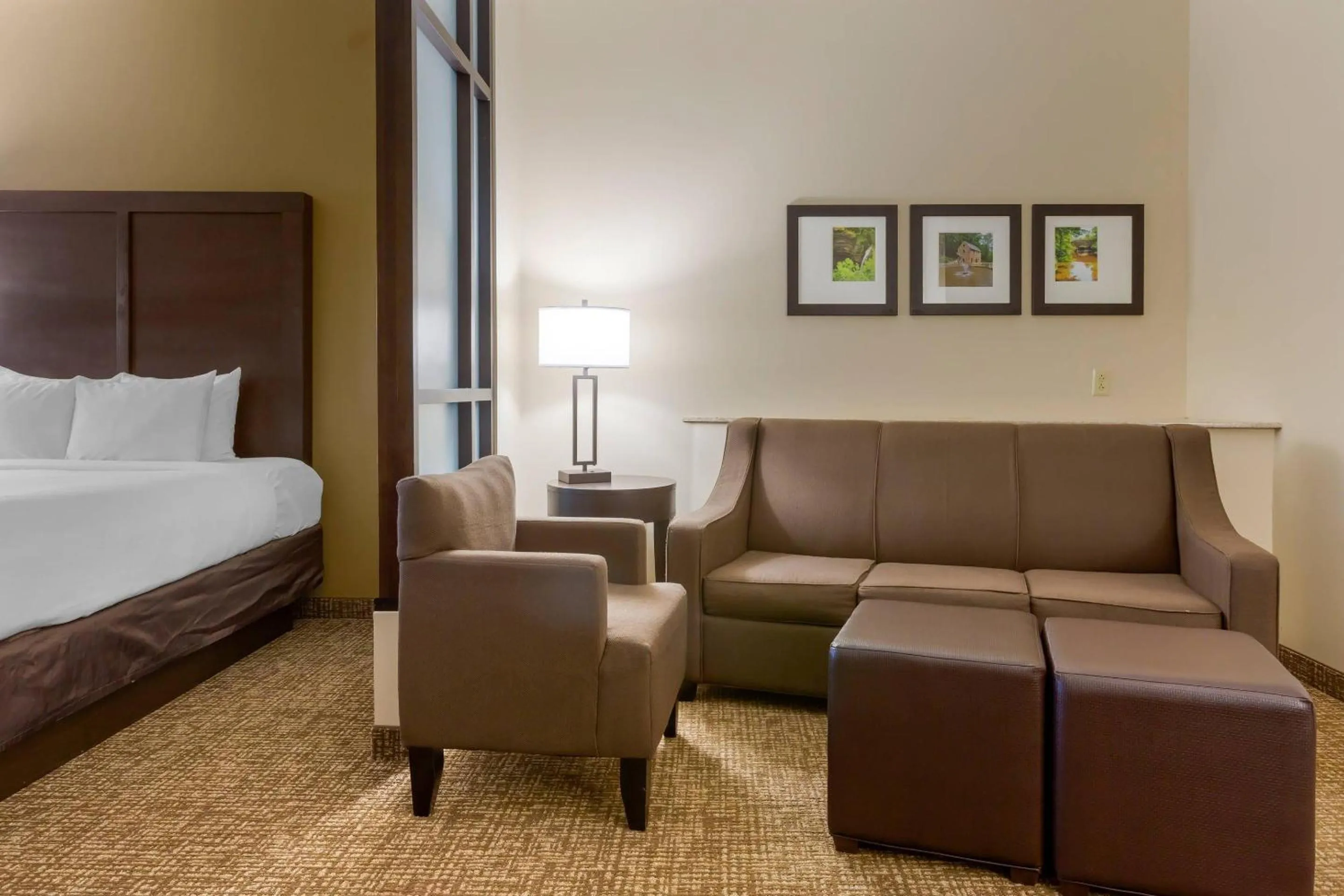 Bedroom, Bed in Comfort Suites Little Rock West