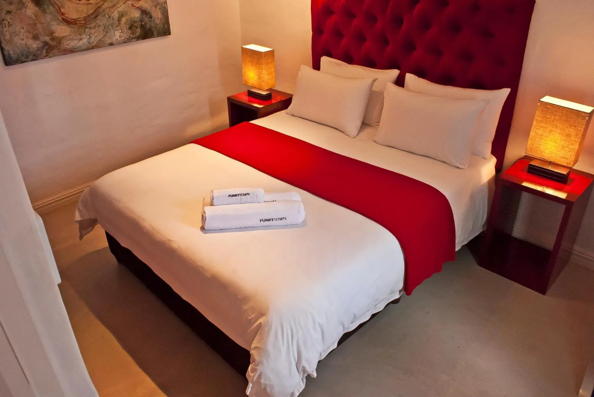 Bedroom, Bed in Funky Town