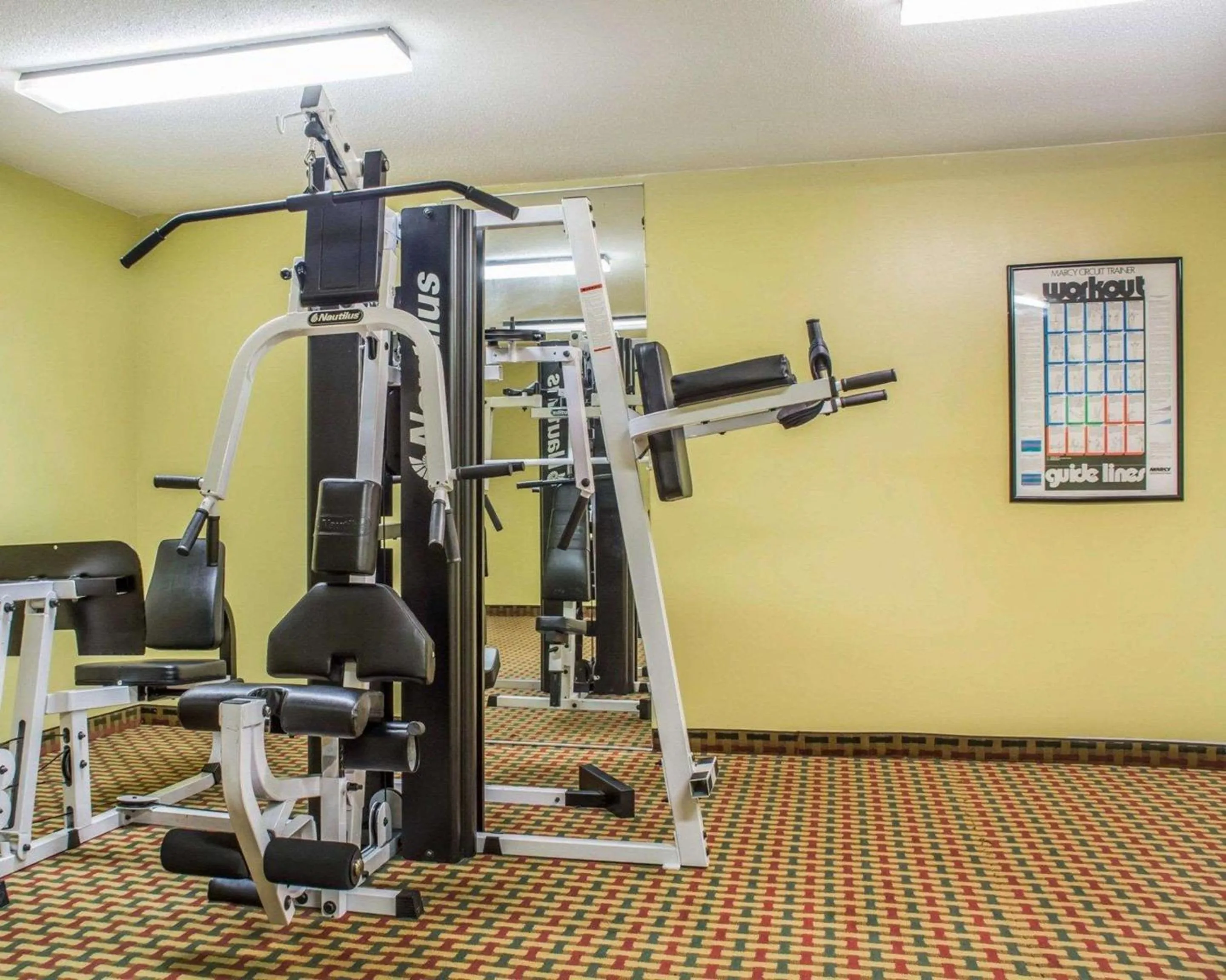 Fitness centre/facilities in Quality Inn Lockport