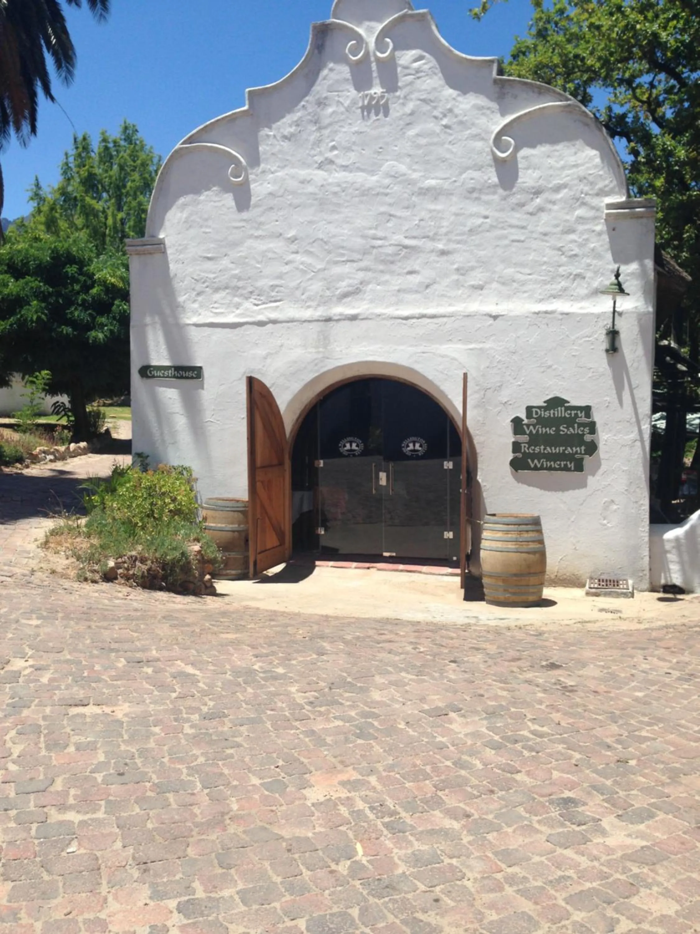 Restaurant/places to eat in Oude Wellington Estate